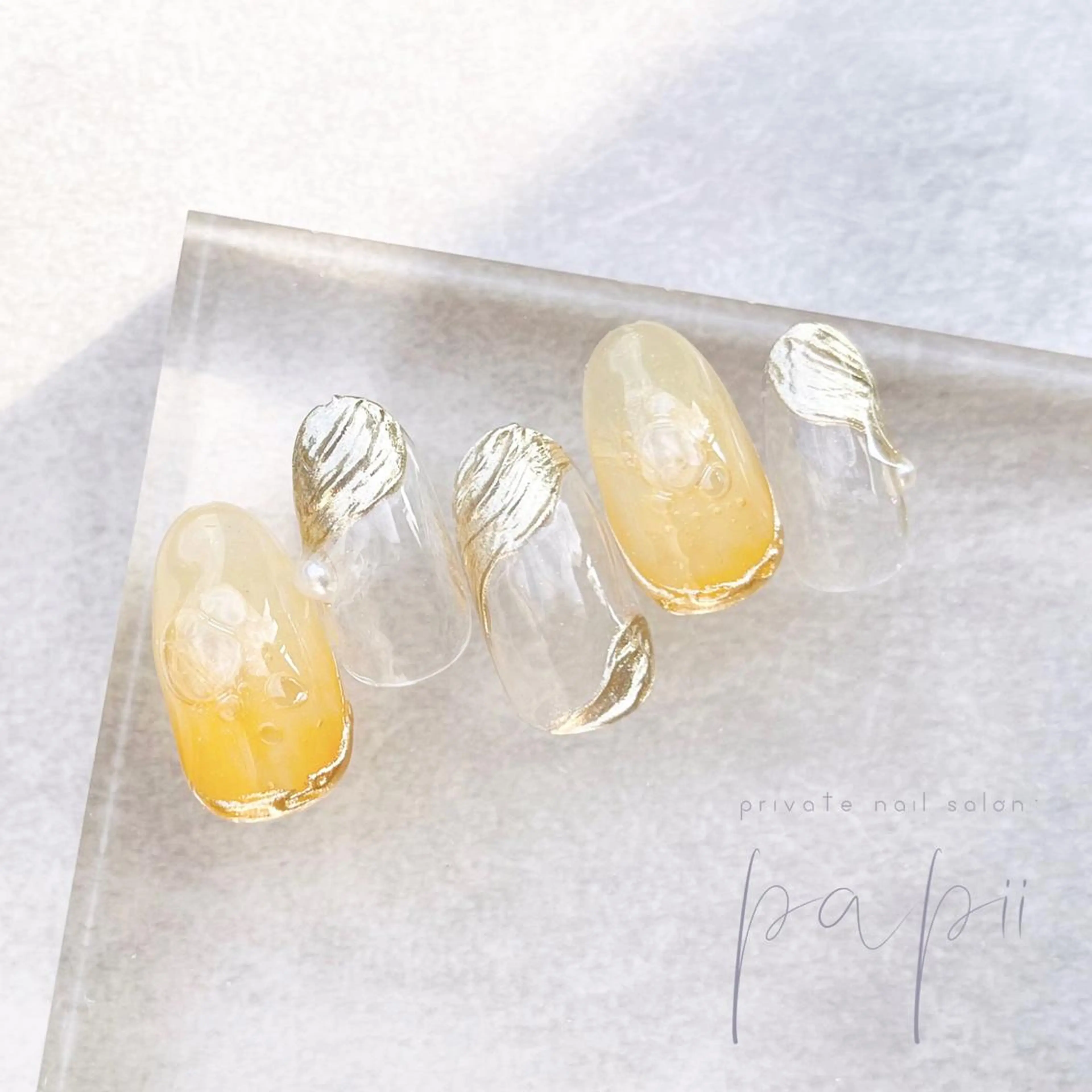 ネイル ハンドネイル private nail salon papii所属・papii☆ kurodaのネイルデザイン