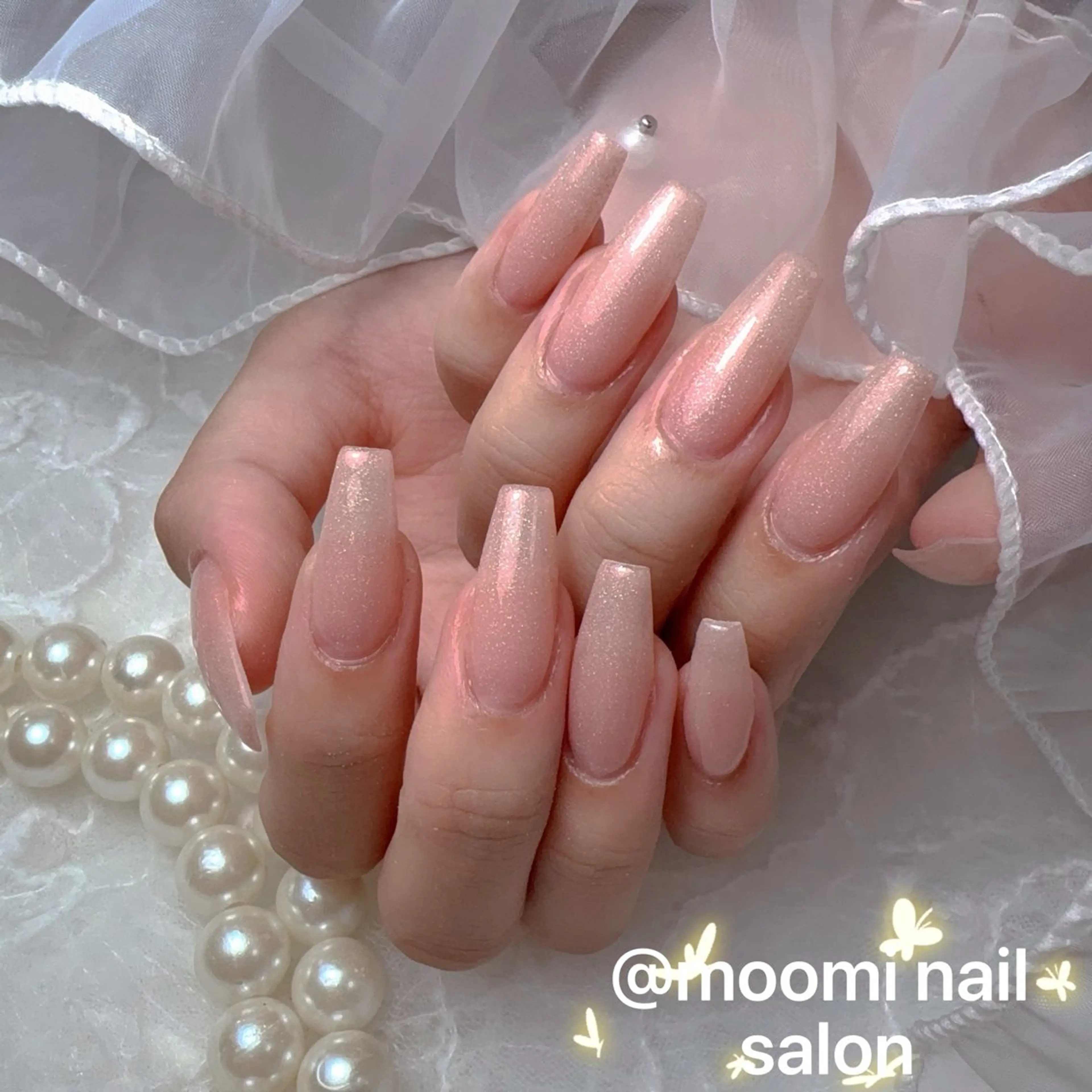 ネイル チークネイル フレンチネイル ジェルネイル グラデーション ハート ハンドネイル moomi nail スカルプ専門のネイルデザイン