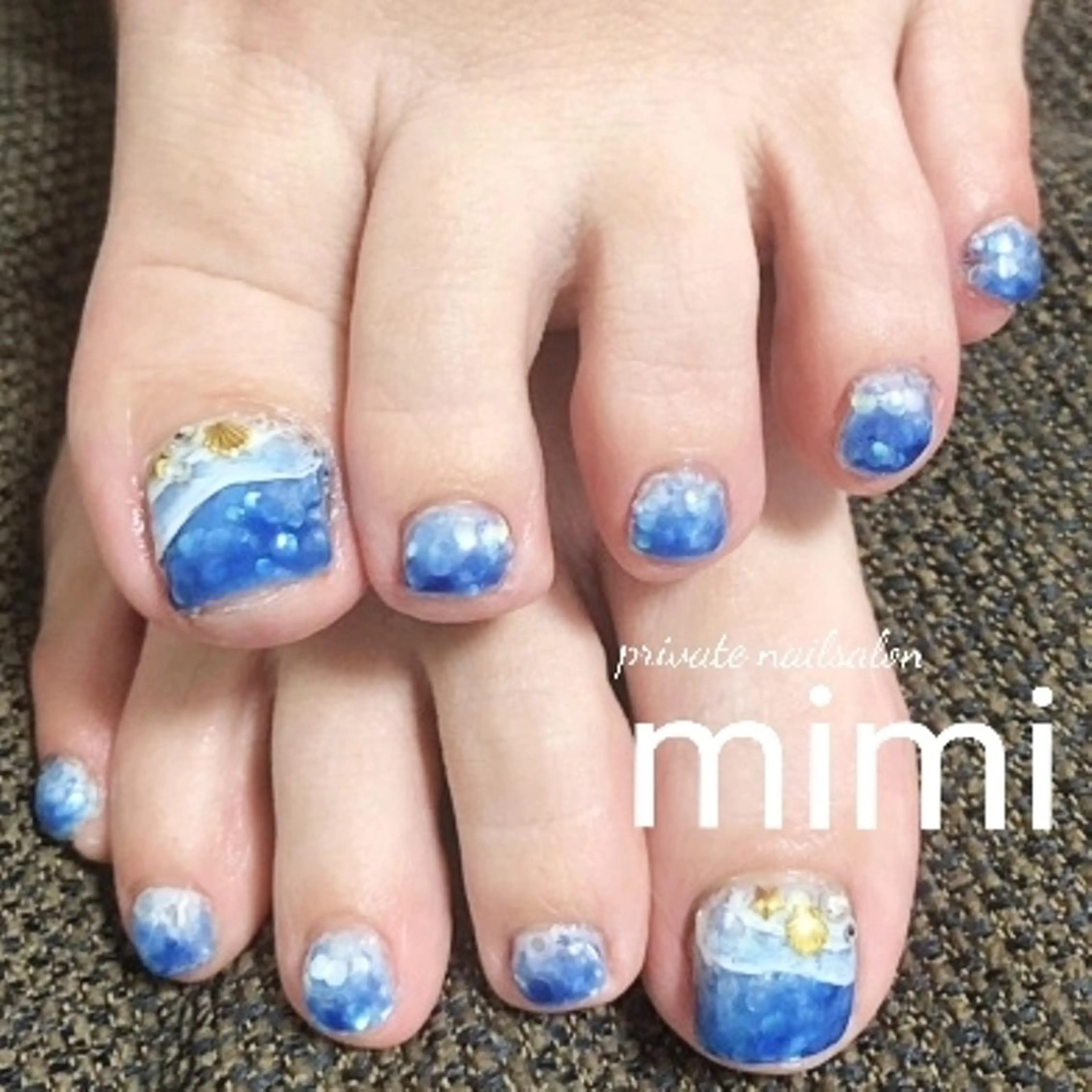 ネイル フットネイル 博多ネイル ｍｉｍｉのネイルデザイン