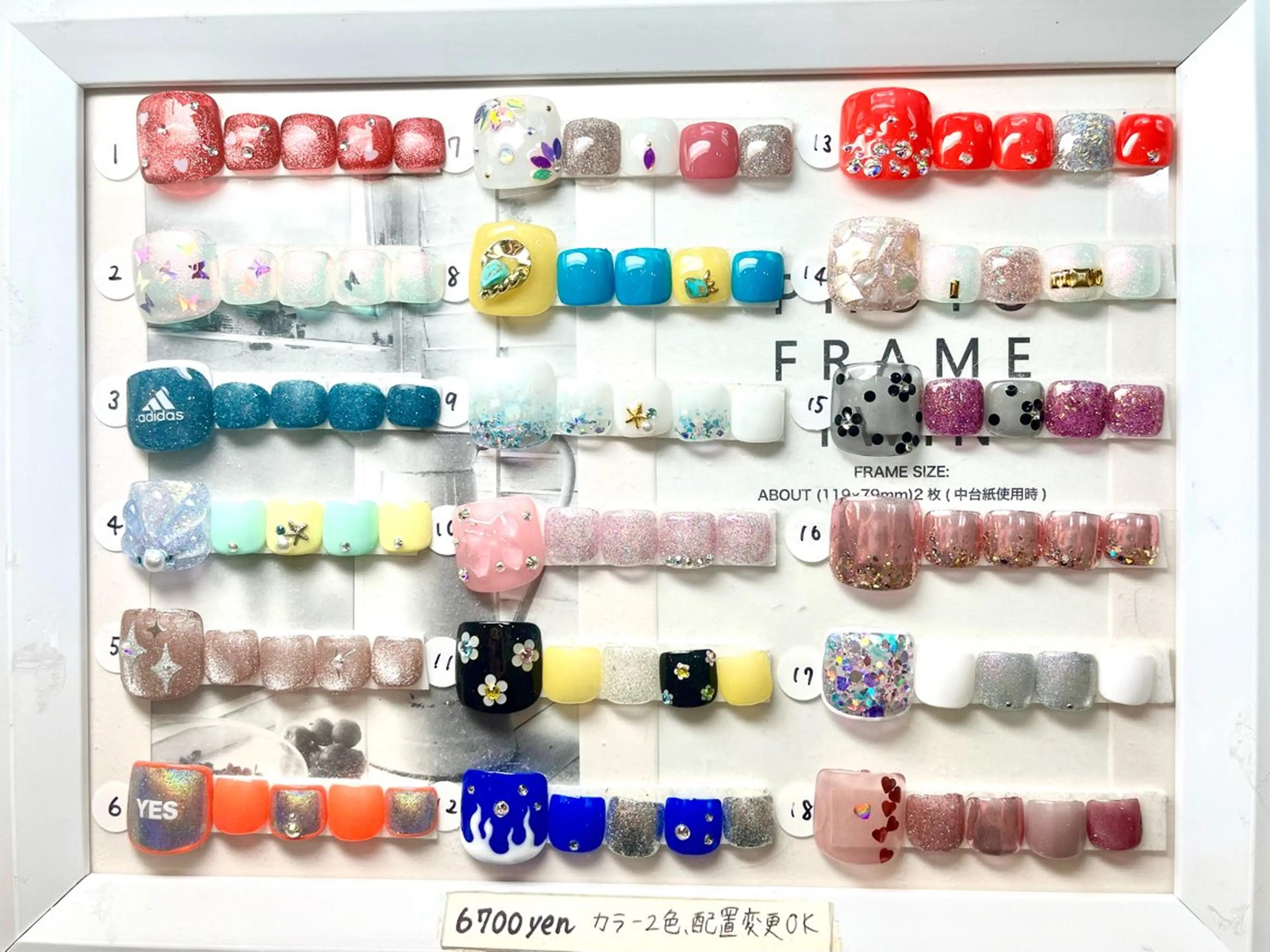 ネイル フットネイル Queennail 北堀江megumiのネイルデザイン