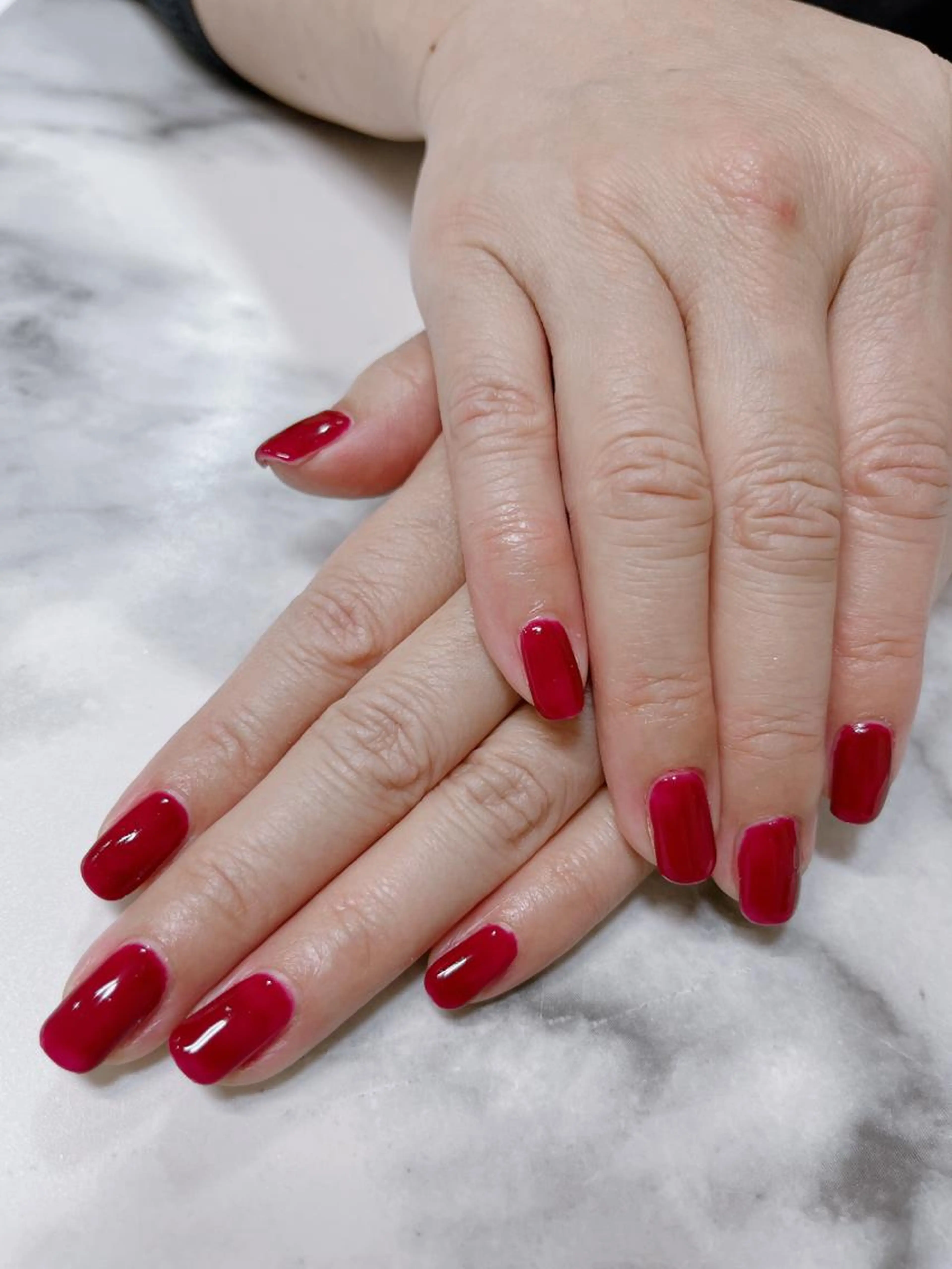 新規🌈オフ込みハンドネイル💅ワンカラー✨4400円→3960円の写真