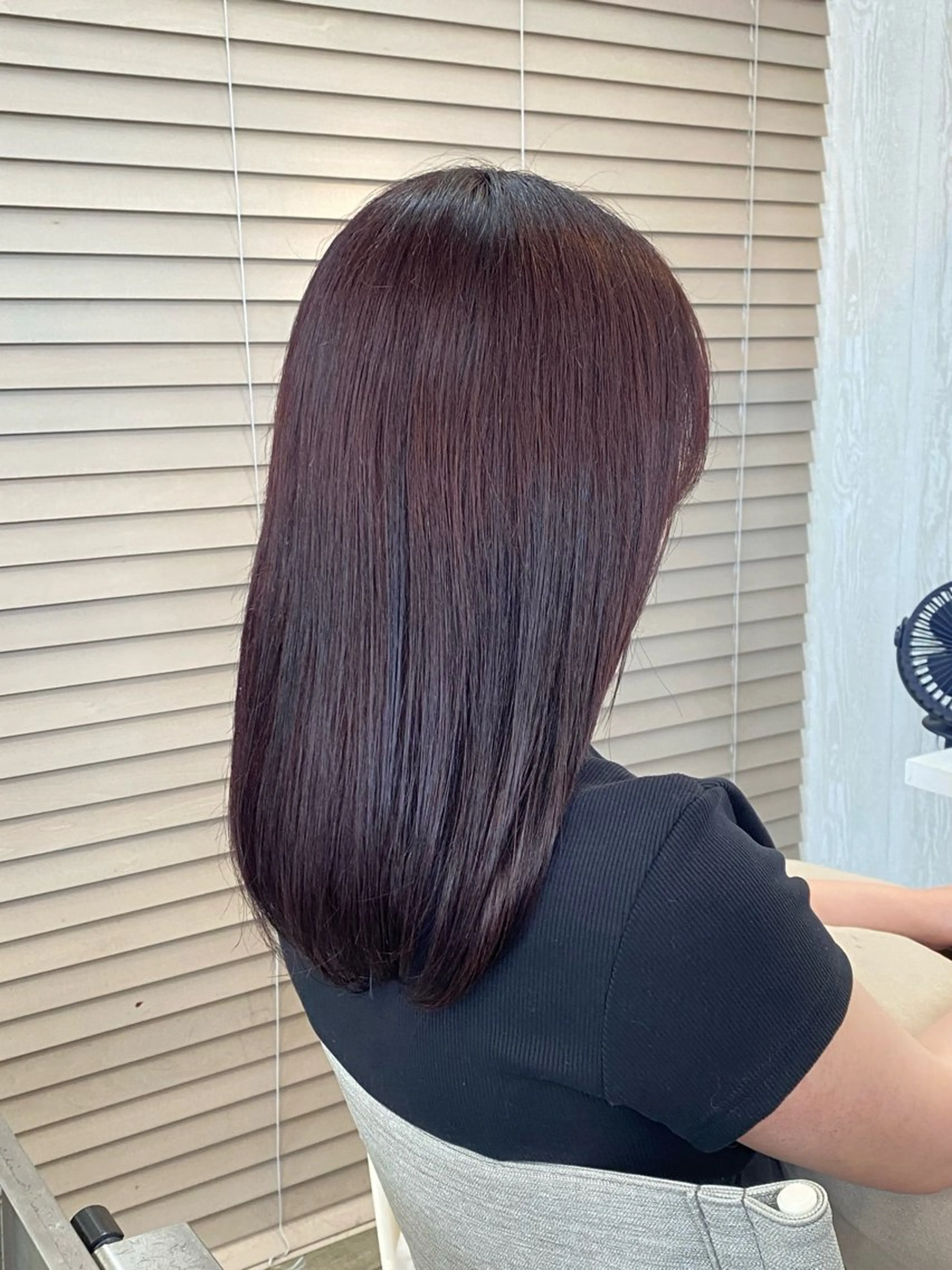 セミロング ヘアカラー トリートメント THETAふじみ野 野宮のヘアスタイル