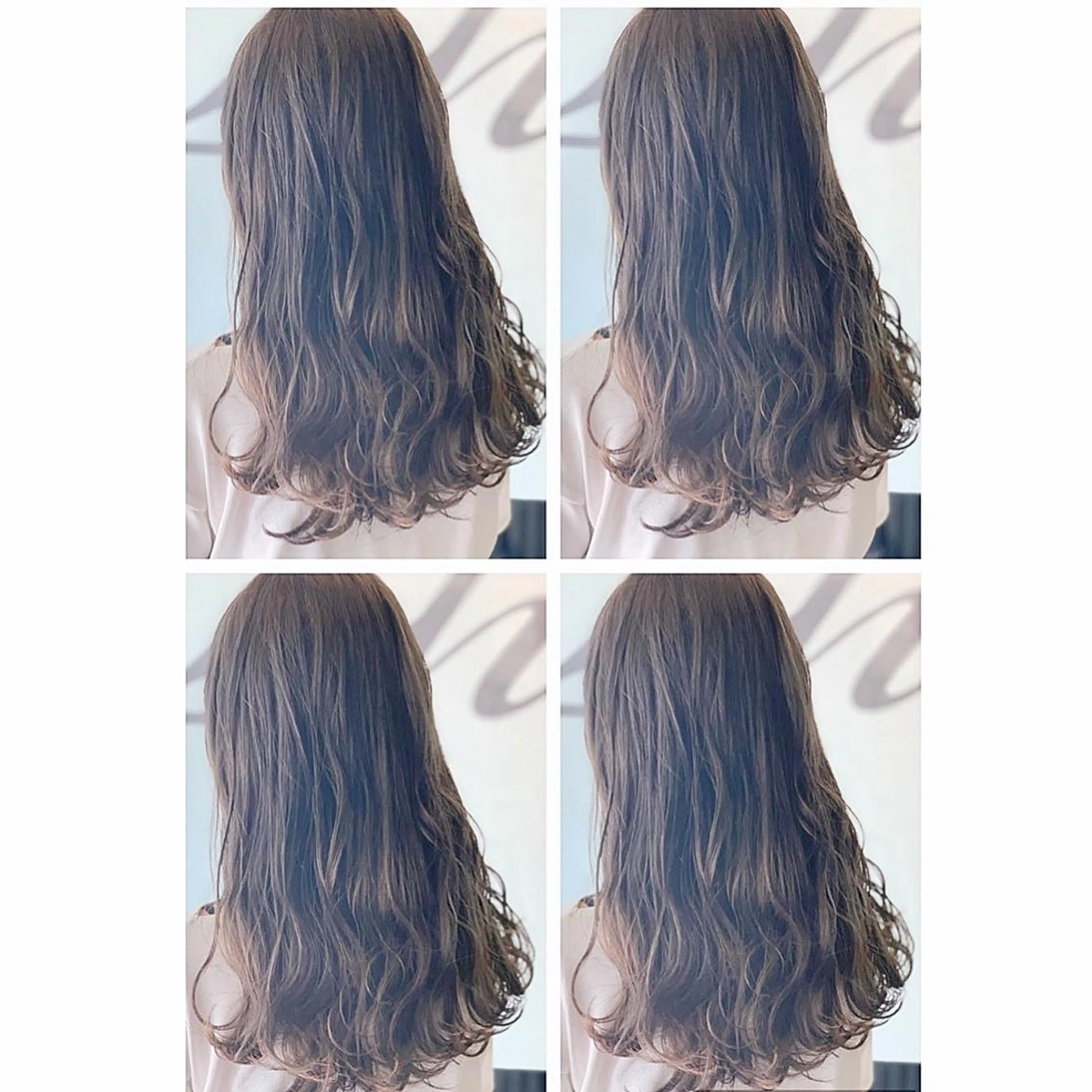 ロング 元重 宣博のヘアスタイル