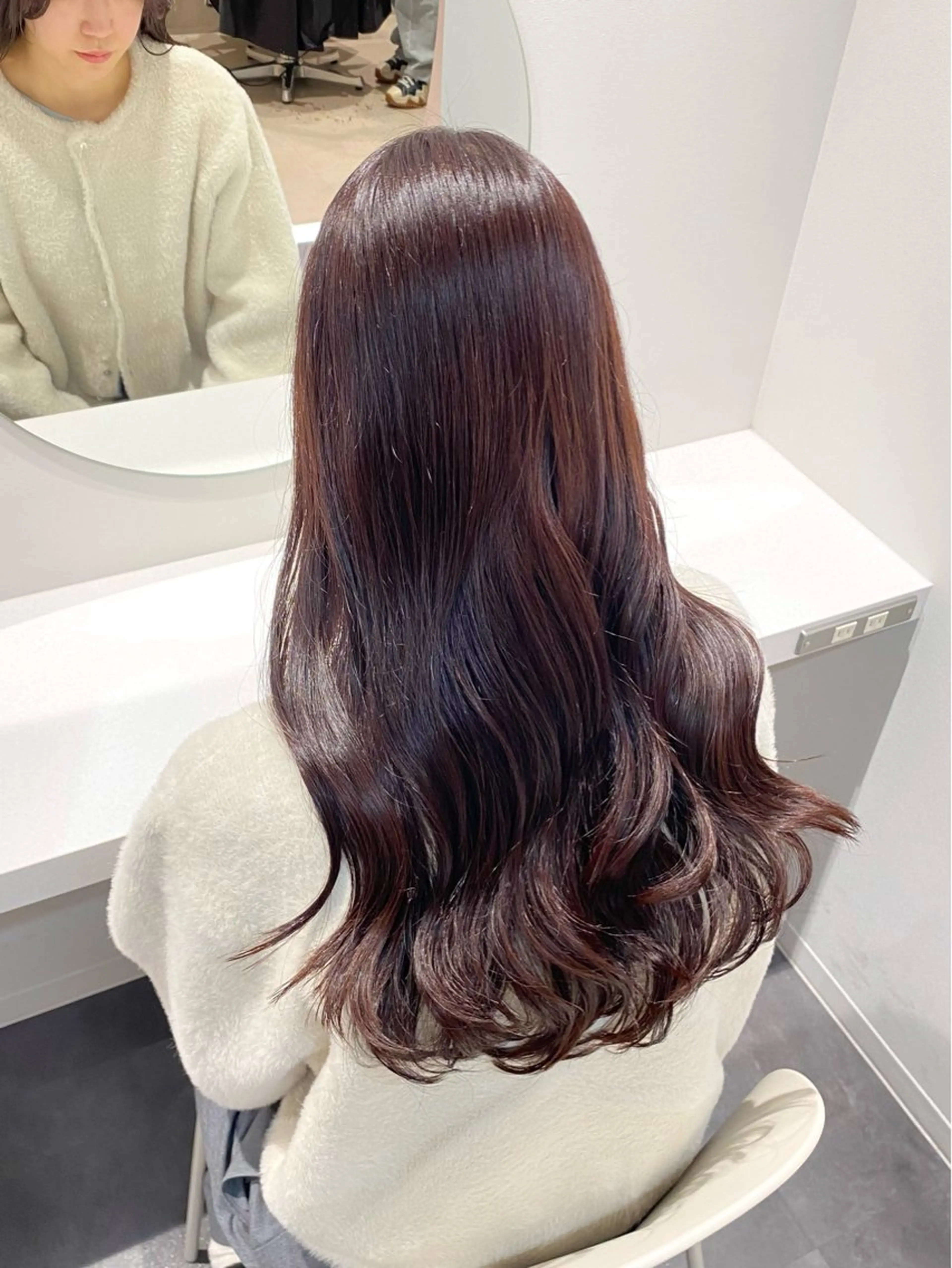 セミロング カラー 絹髪質感TR💫 レイヤーカット/熊澤のヘアスタイル