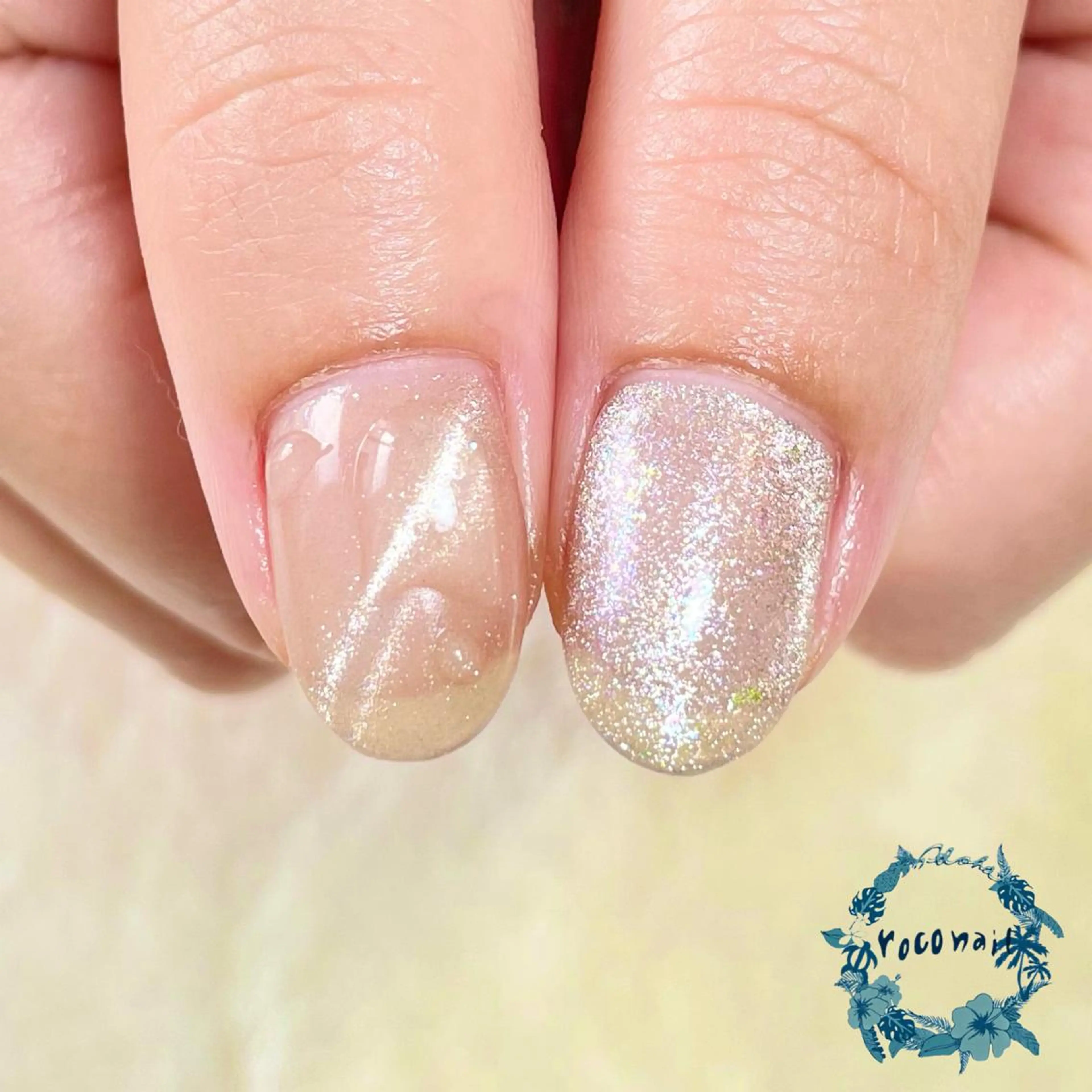 ネイル マグネットネイル ニュアンスネイル ハンドネイル roconail ヒロコのネイルデザイン