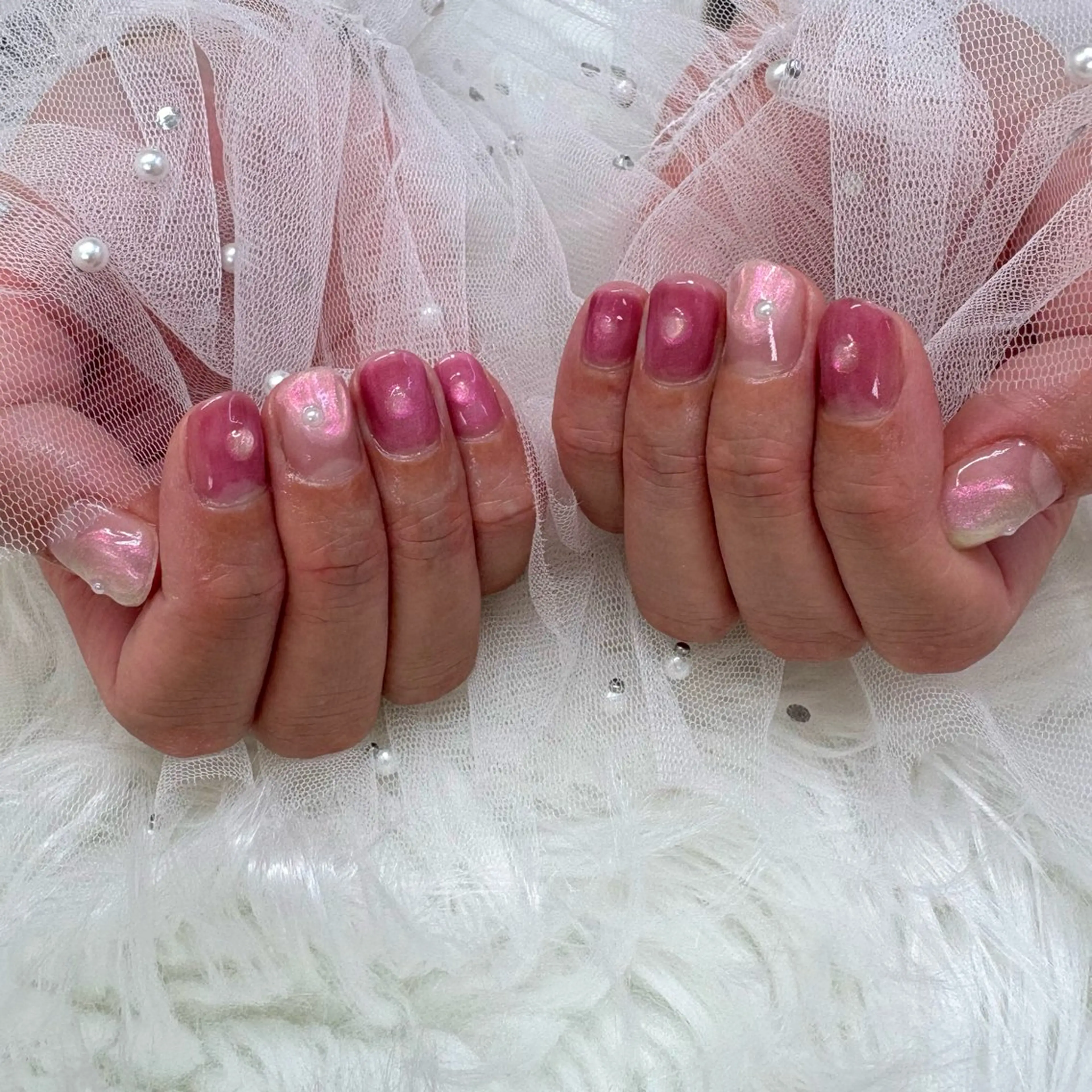 ネイル マグネットネイル ハンドネイル SHINE nail salonのネイルデザイン