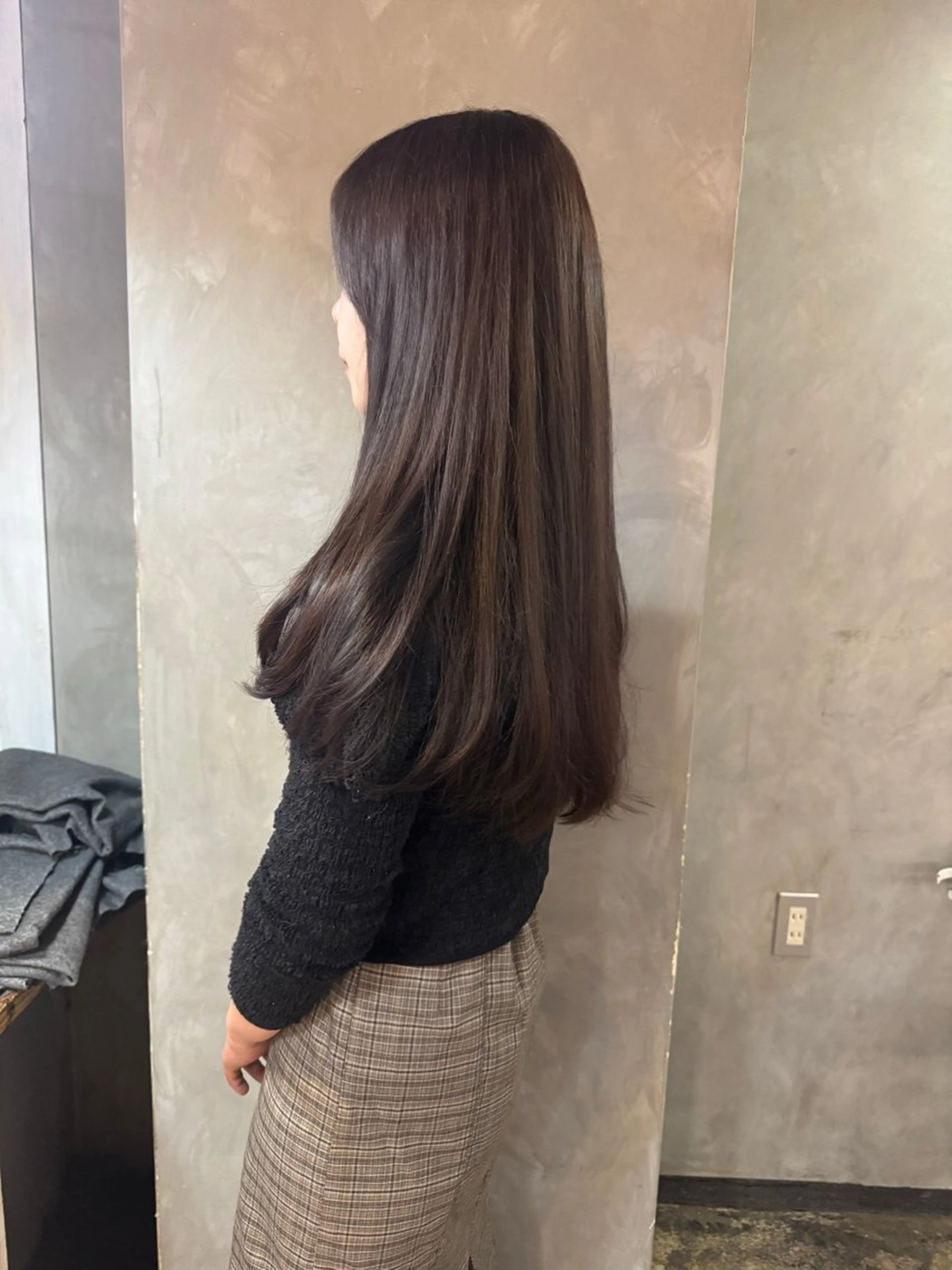 ロング カラー カット ヘアカラー クキノケイカ /暖色カラーのヘアスタイル