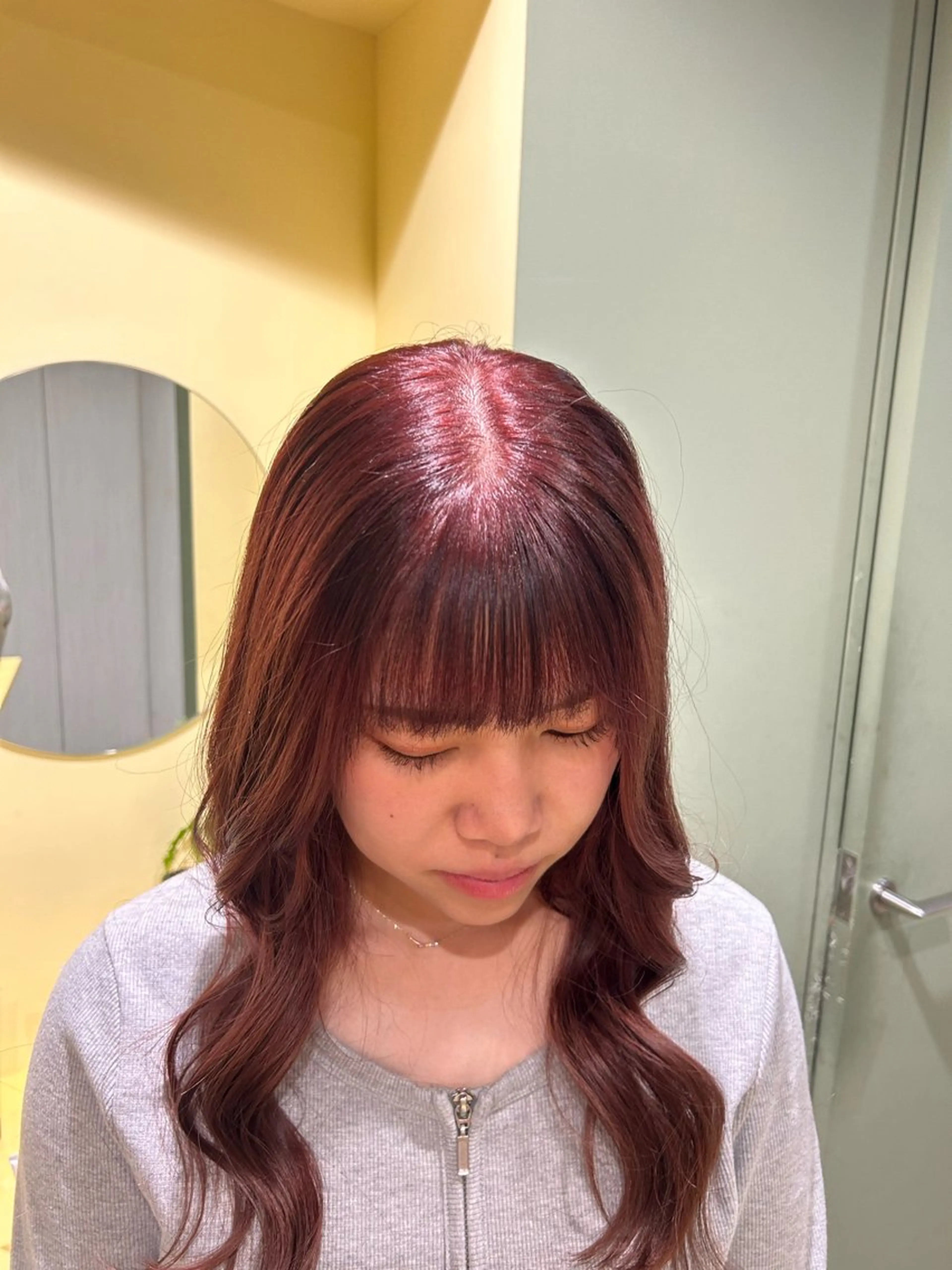 ロング カットモデル募集 トモカのヘアスタイル