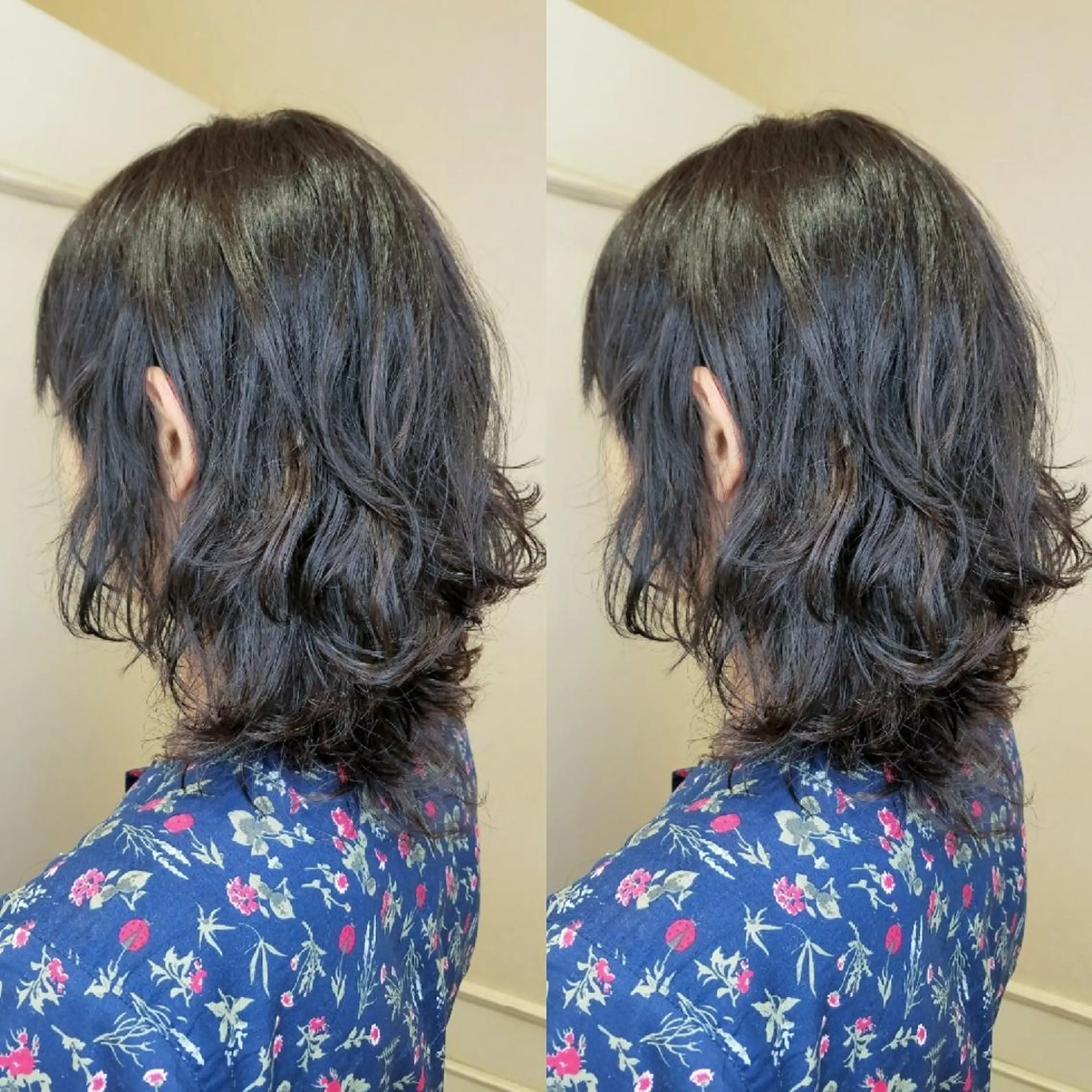 ショート カラー パーマ アッシュ ブルーカラー ウルフカット ブリーチ・ハイトーン 特化🎉内山のヘアスタイル