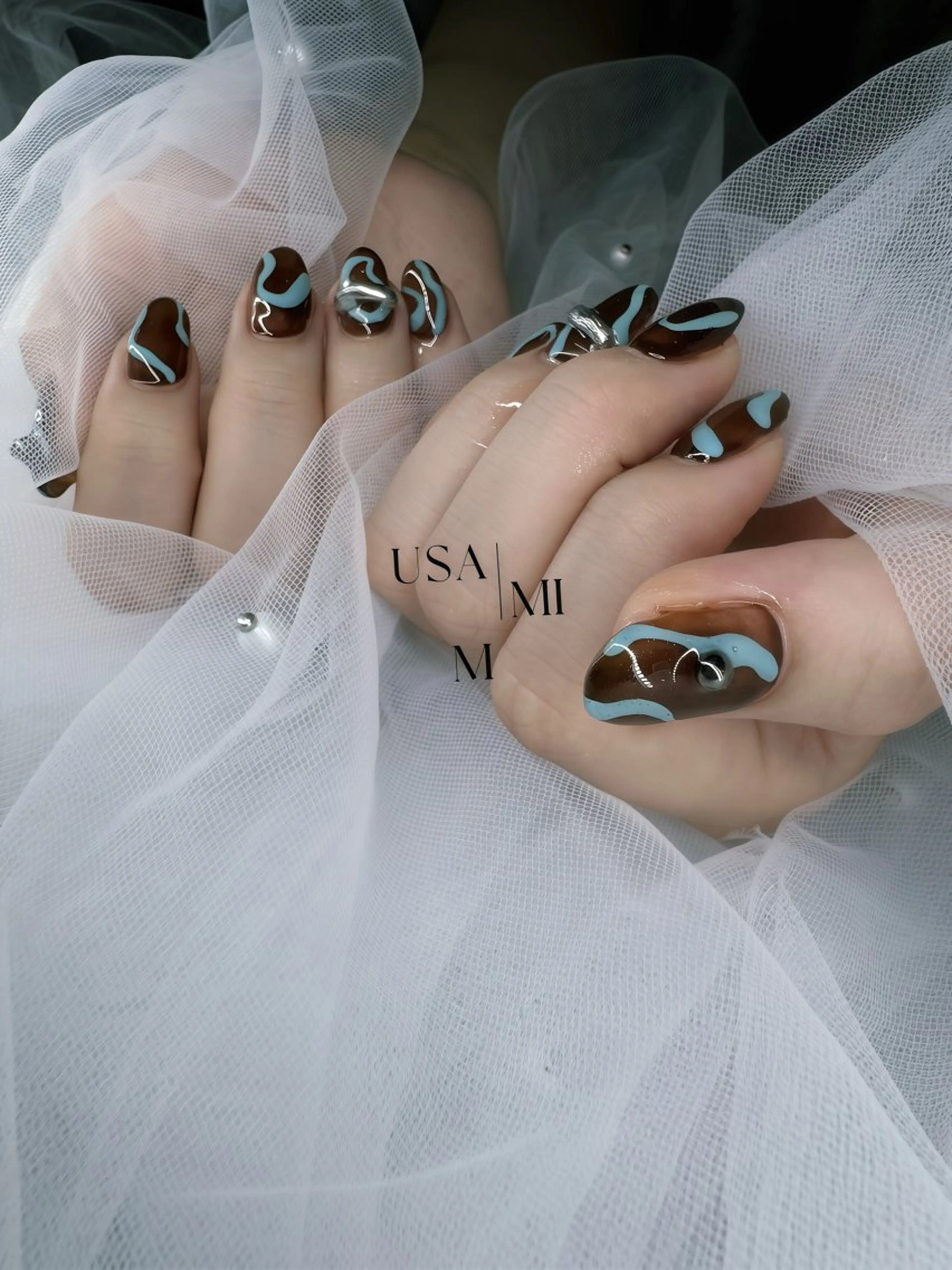ネイル ハンドネイル USAMiMi 🐰💕のネイルデザイン