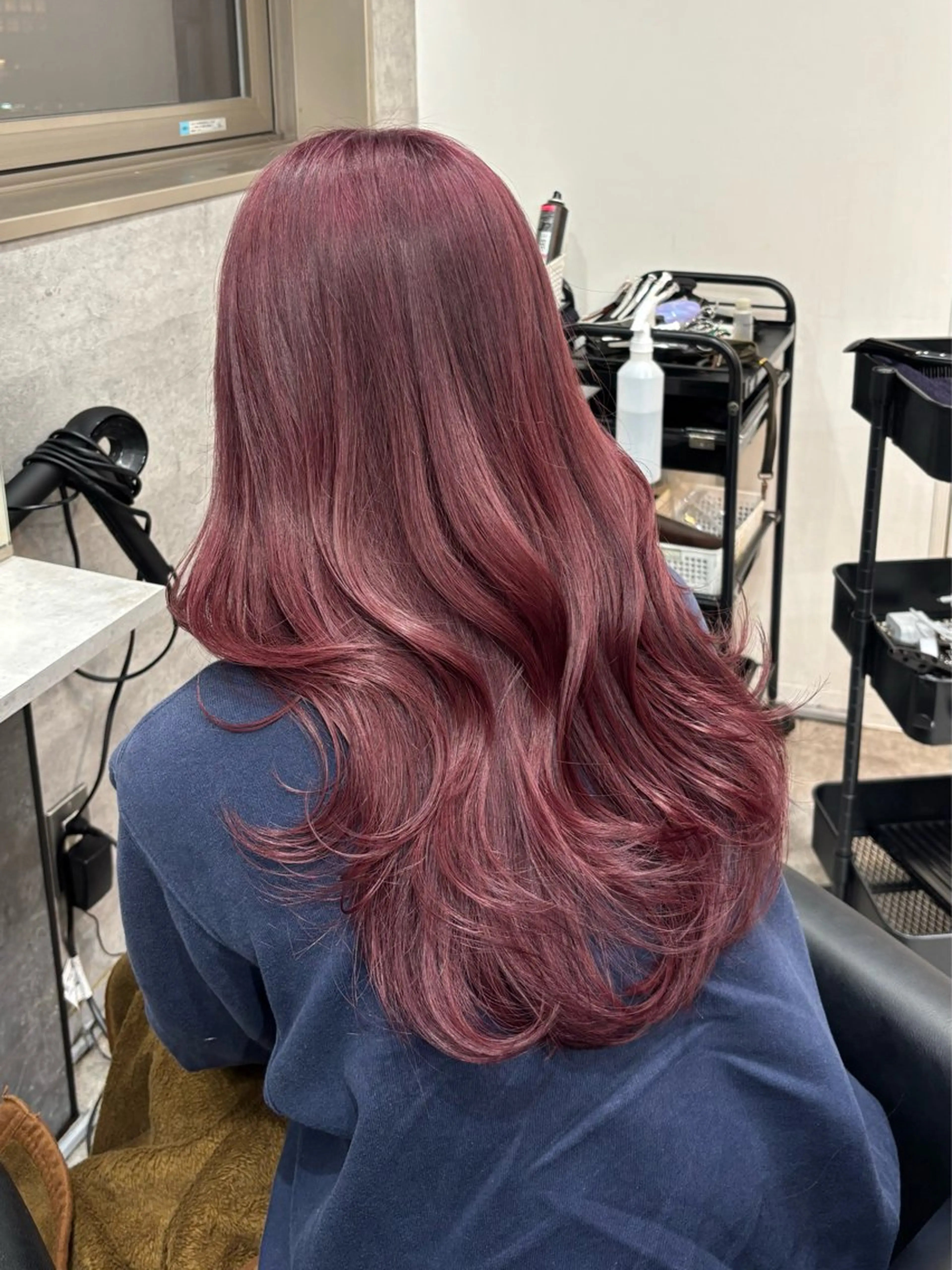 ミディアム カラー カット ヘアカラー 新宿/顔周りカット/ レイヤー/がっきーのヘアスタイル