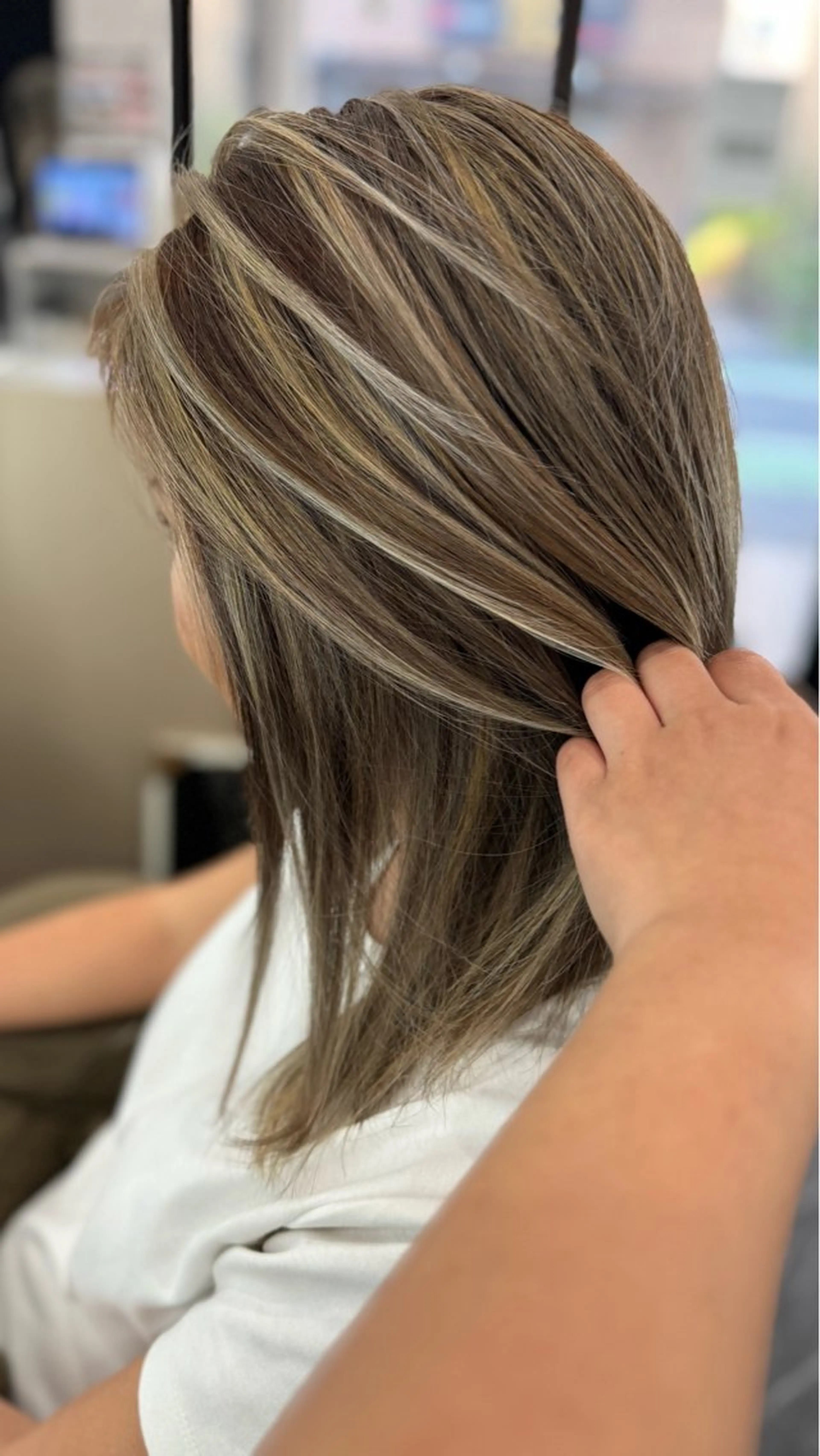 《外国人風🦋》ハイライトカラー＋ケラスターゼマスクTr付き‪‪❤︎‬の写真