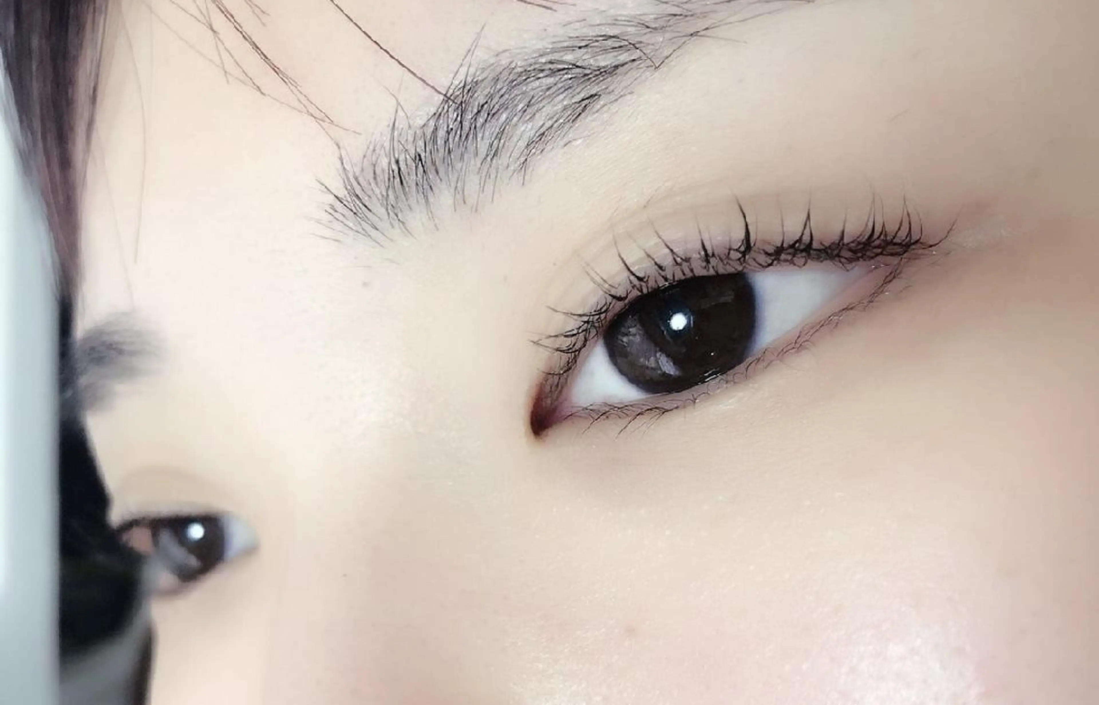 マツエク・マツパ 付け放題 フラットラッシュ ナチュラル まつげパーマ 一重×まつ毛パーマ マツパ 吉岡 ゆうなのマツエク・マツパデザイン