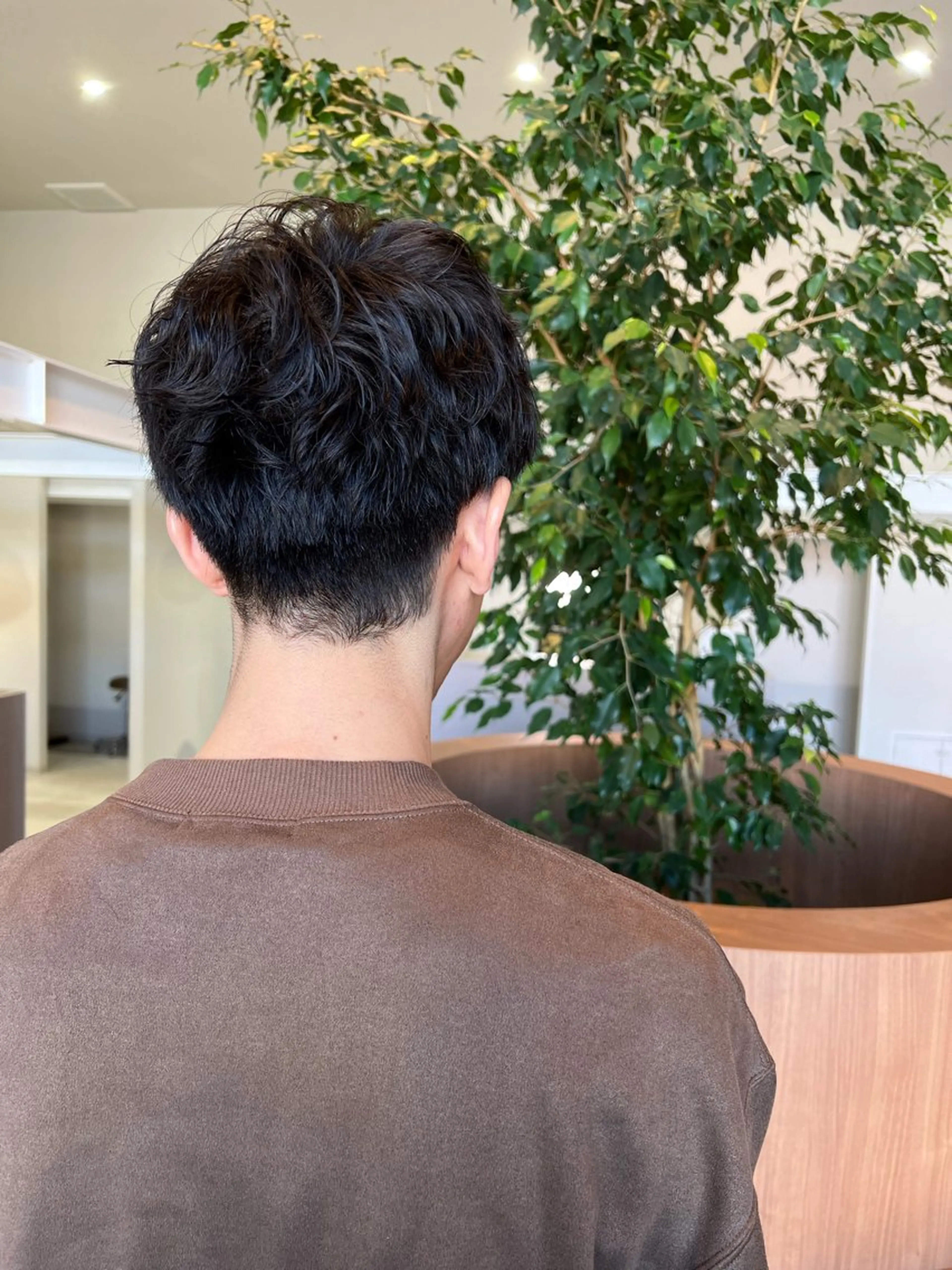 ショート パーマ メンズ 坂本 一真のヘアスタイル