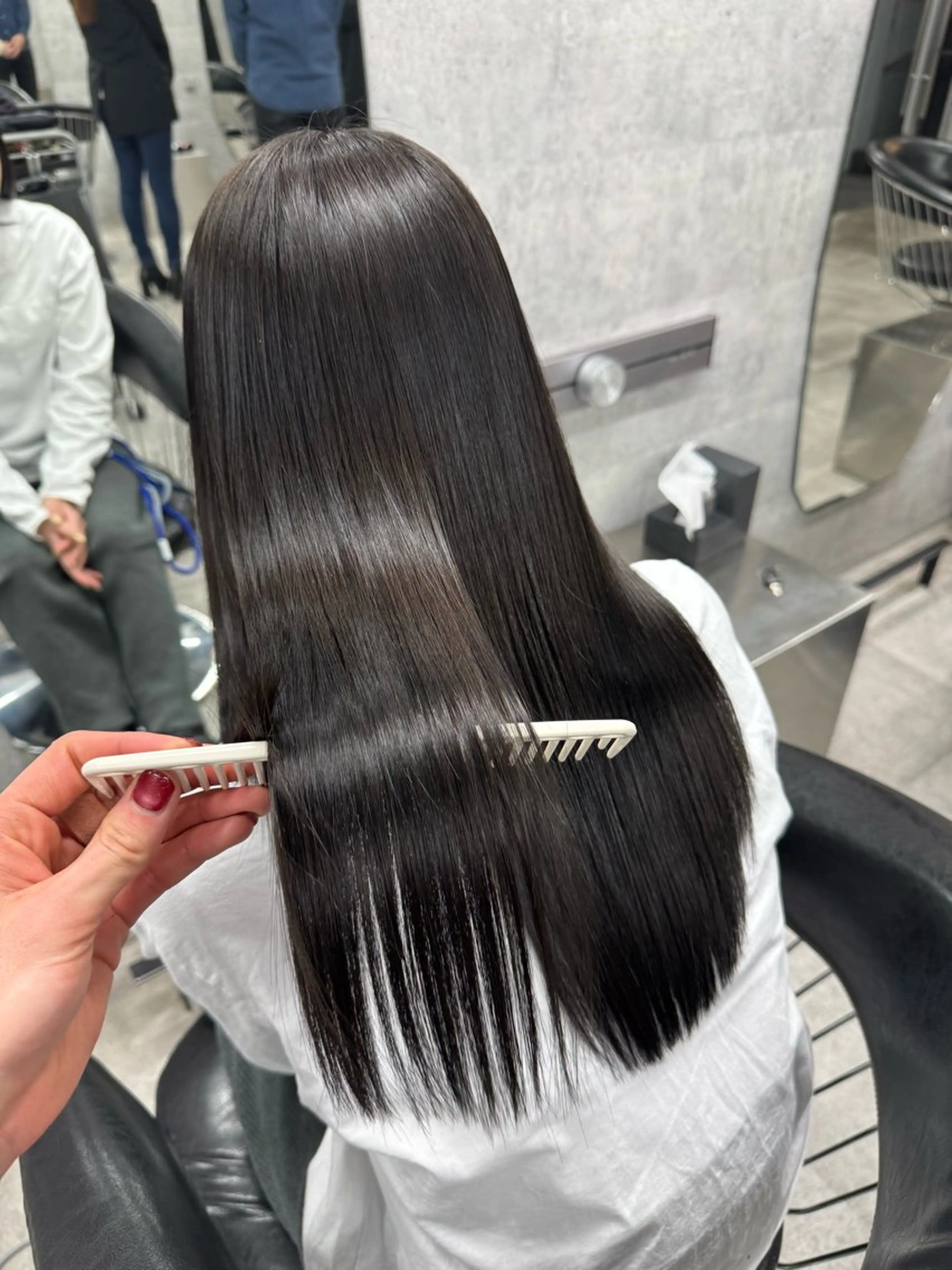 ロング カラー カット ヘアカラー トリートメント You/透明感カラー レイヤーカット/ボブのヘアスタイル