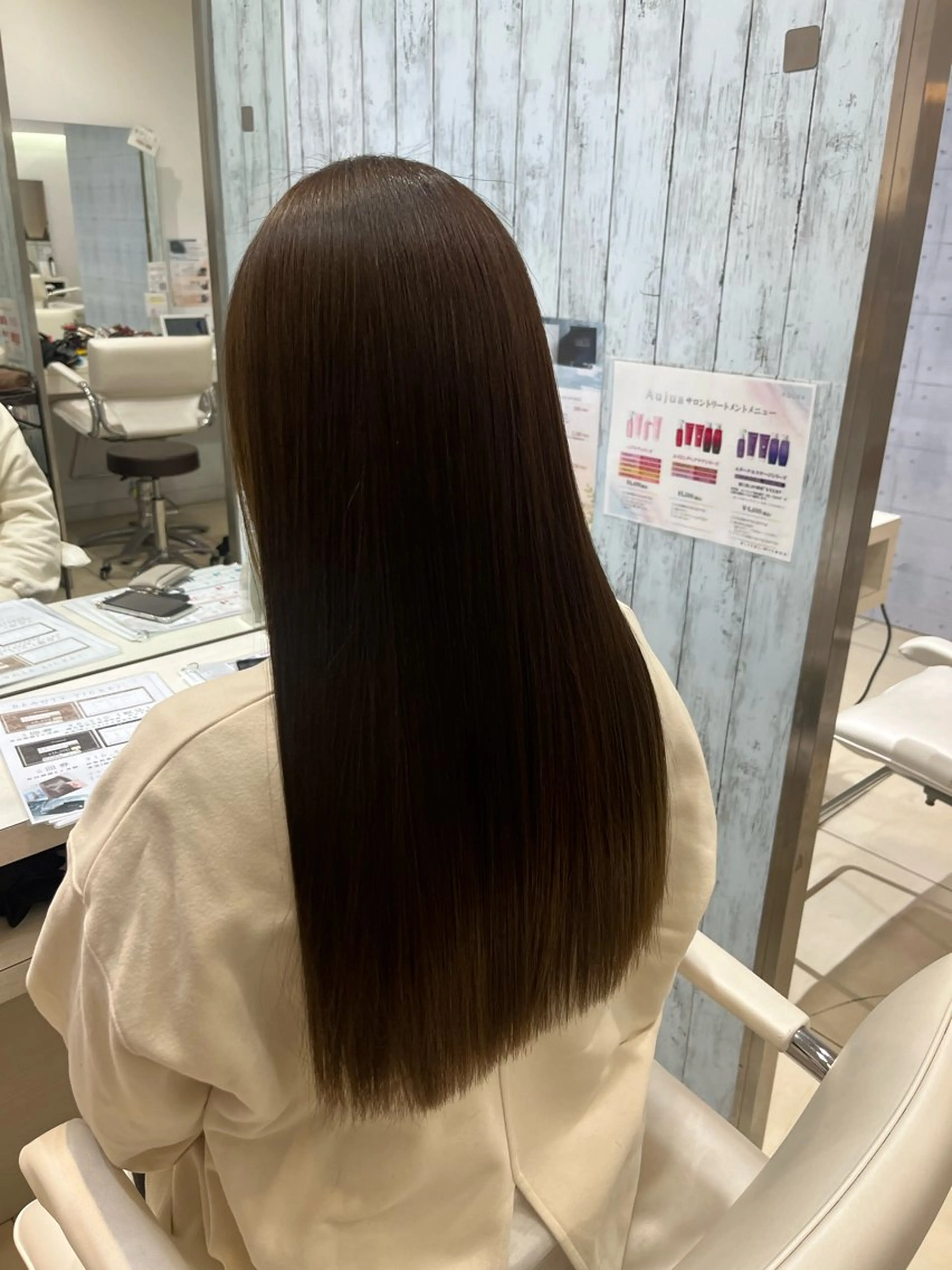 ロング カラー グレージュ カット ヘアカラー 🤎ベージュカラー/ 髪質改善/山岸🤎のヘアスタイル