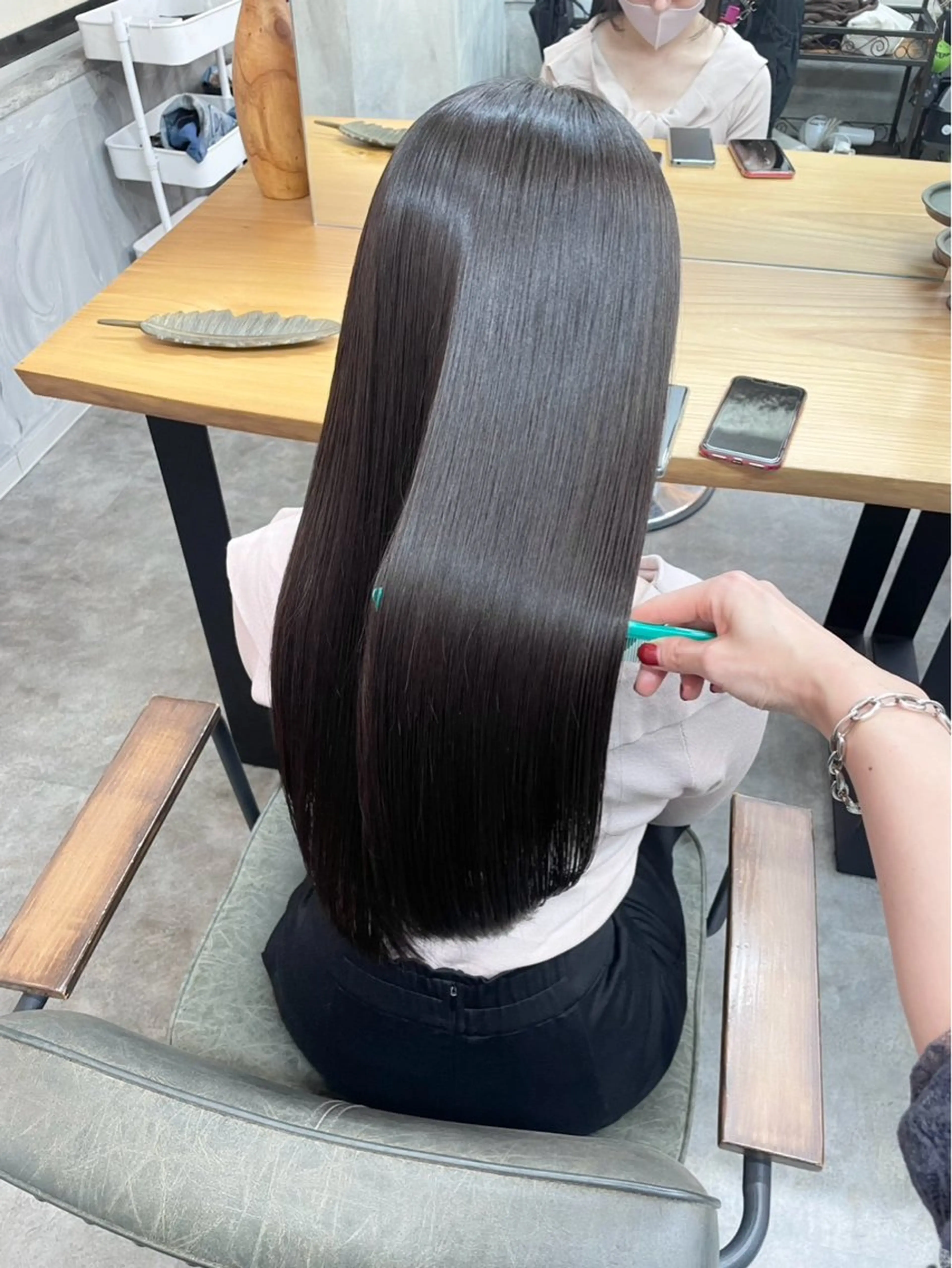 前髪部分矯正の写真