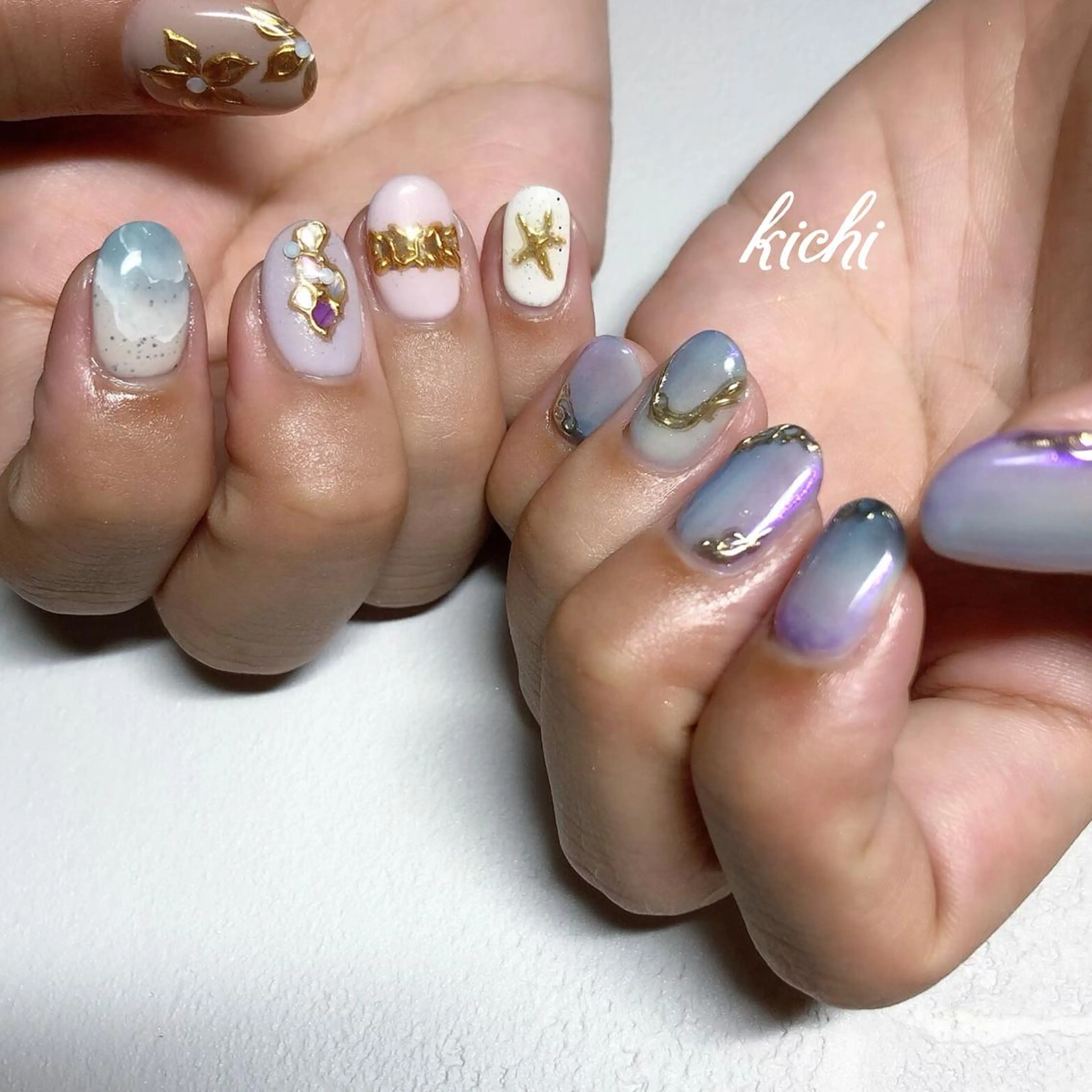 ネイル kichi･: *のネイルデザイン