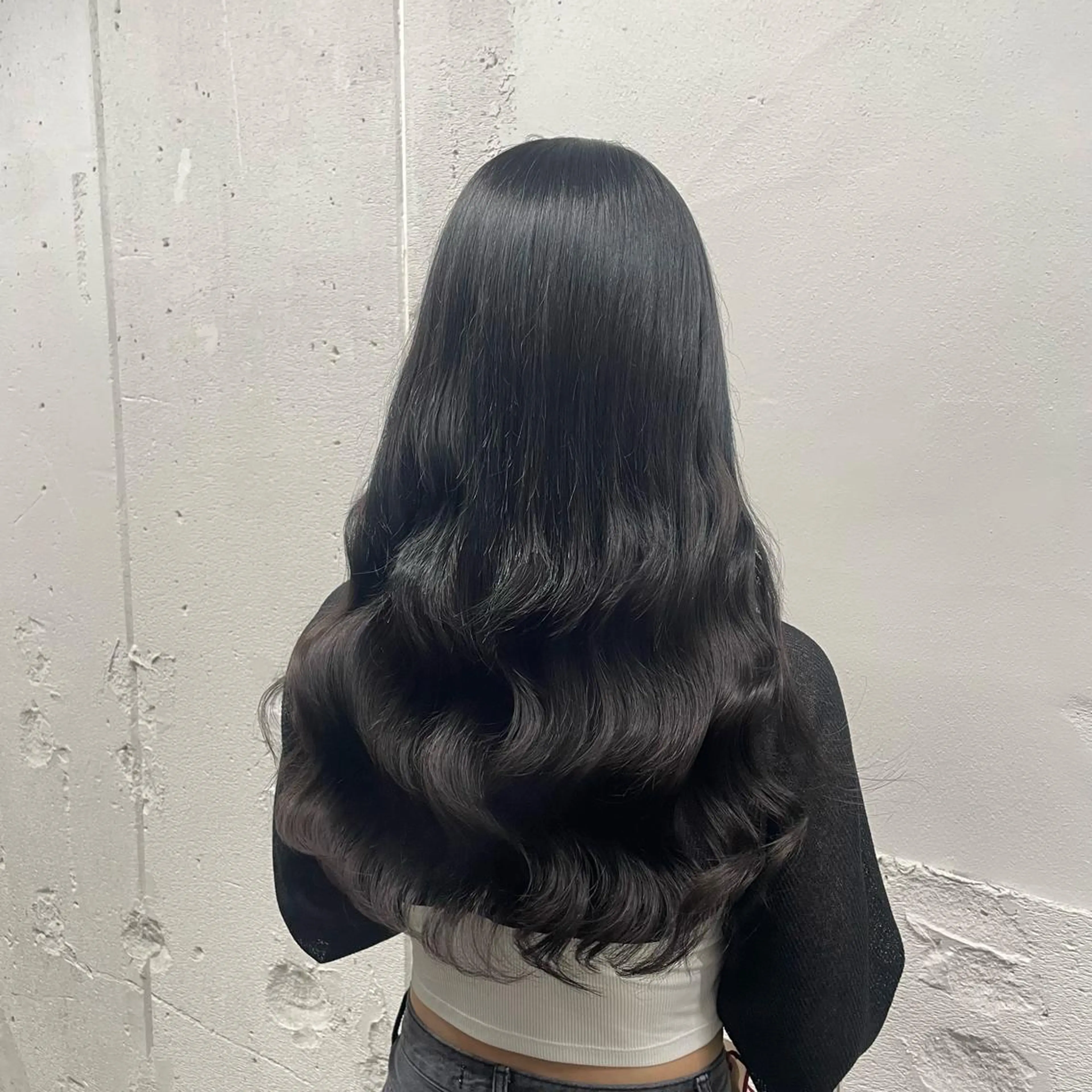 ロング カラー シールエクステ バレイヤージュ ミストバング ダブルカラー  フェイスフレーミング ヘアカラー エクステ 🧡艶髪ちゅるん髪 🫧🧡YUKI❄️のヘアスタイル