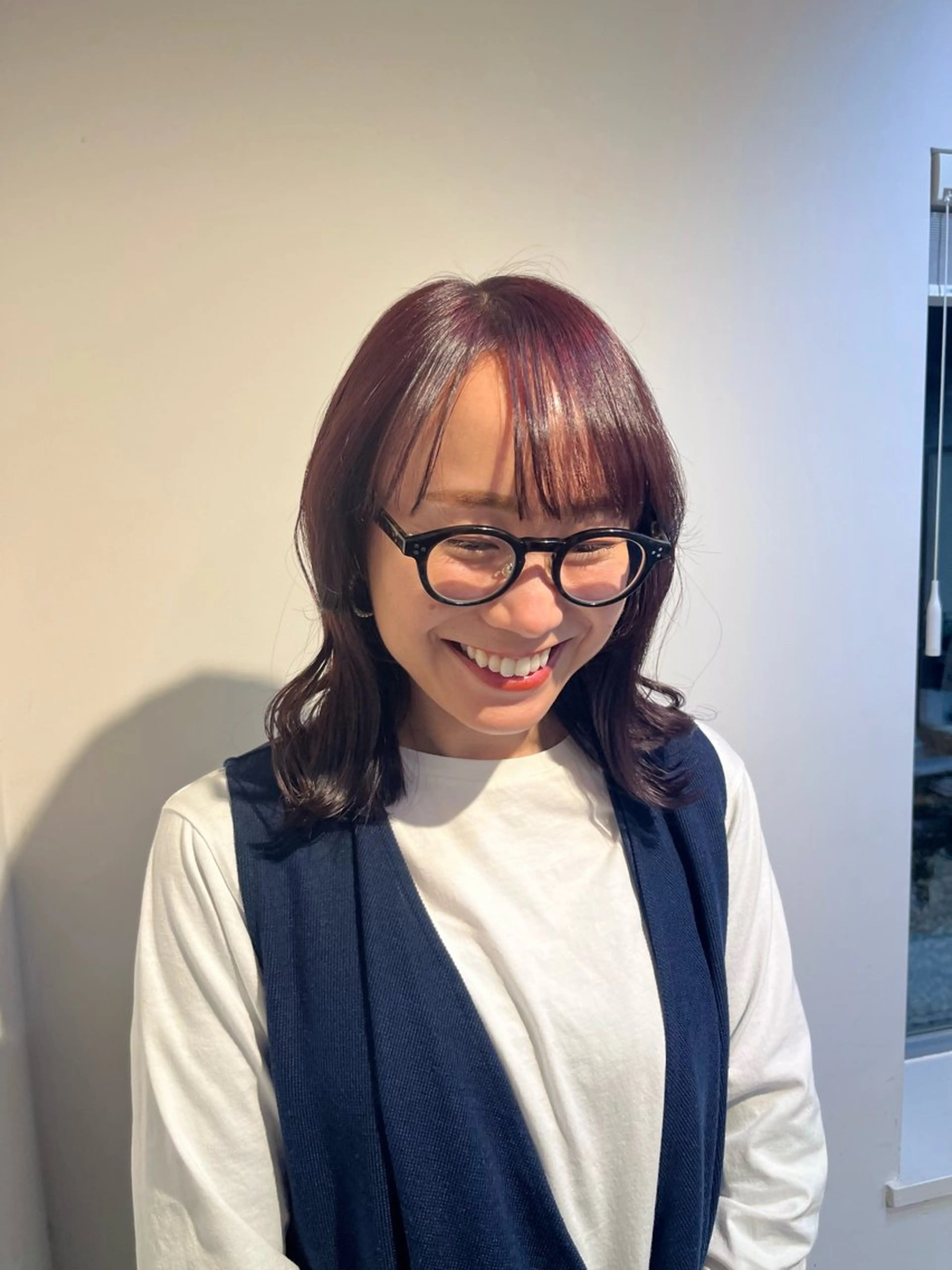 カラー ラベンダーカラー オレンジ ピンクカラー ピンクラベンダー 本木下朋花/髪質 改善×ダブルカラーのヘアスタイル