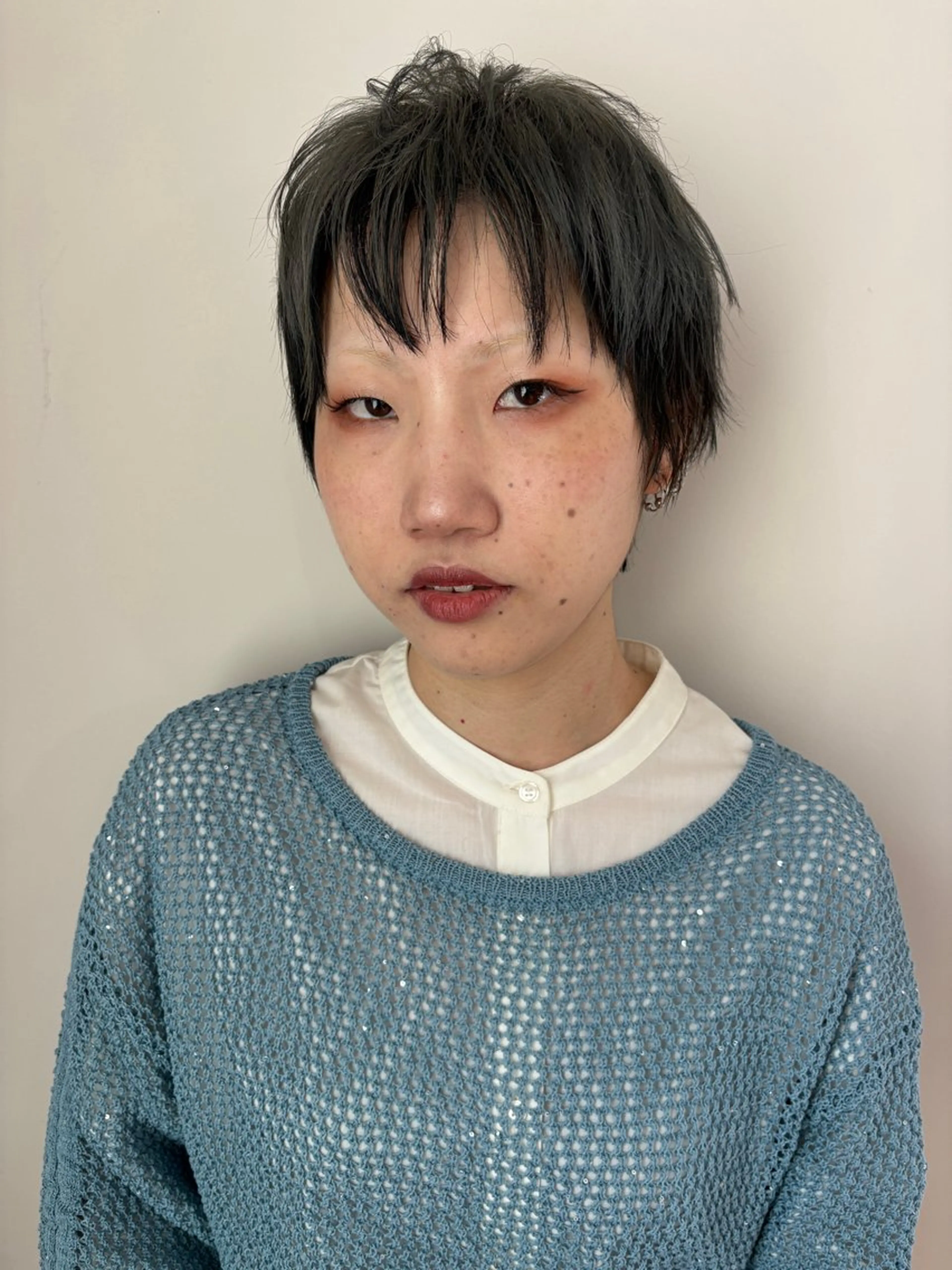 ショート いりえ しゃけのヘアスタイル