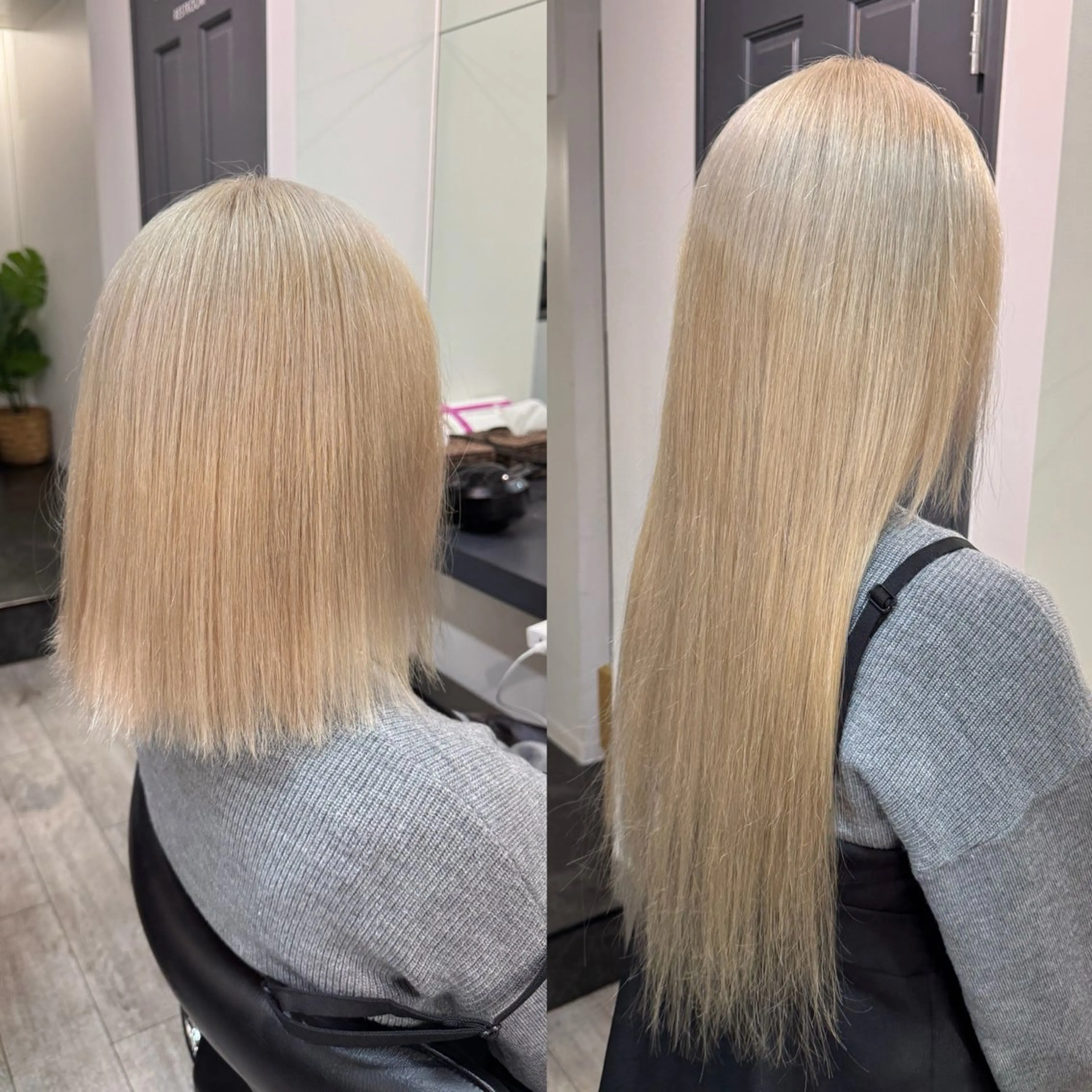 🩵馴染ませカット無料🩵ブリーチ＋オンカラー＋プルエクステ50本🌈✨の写真