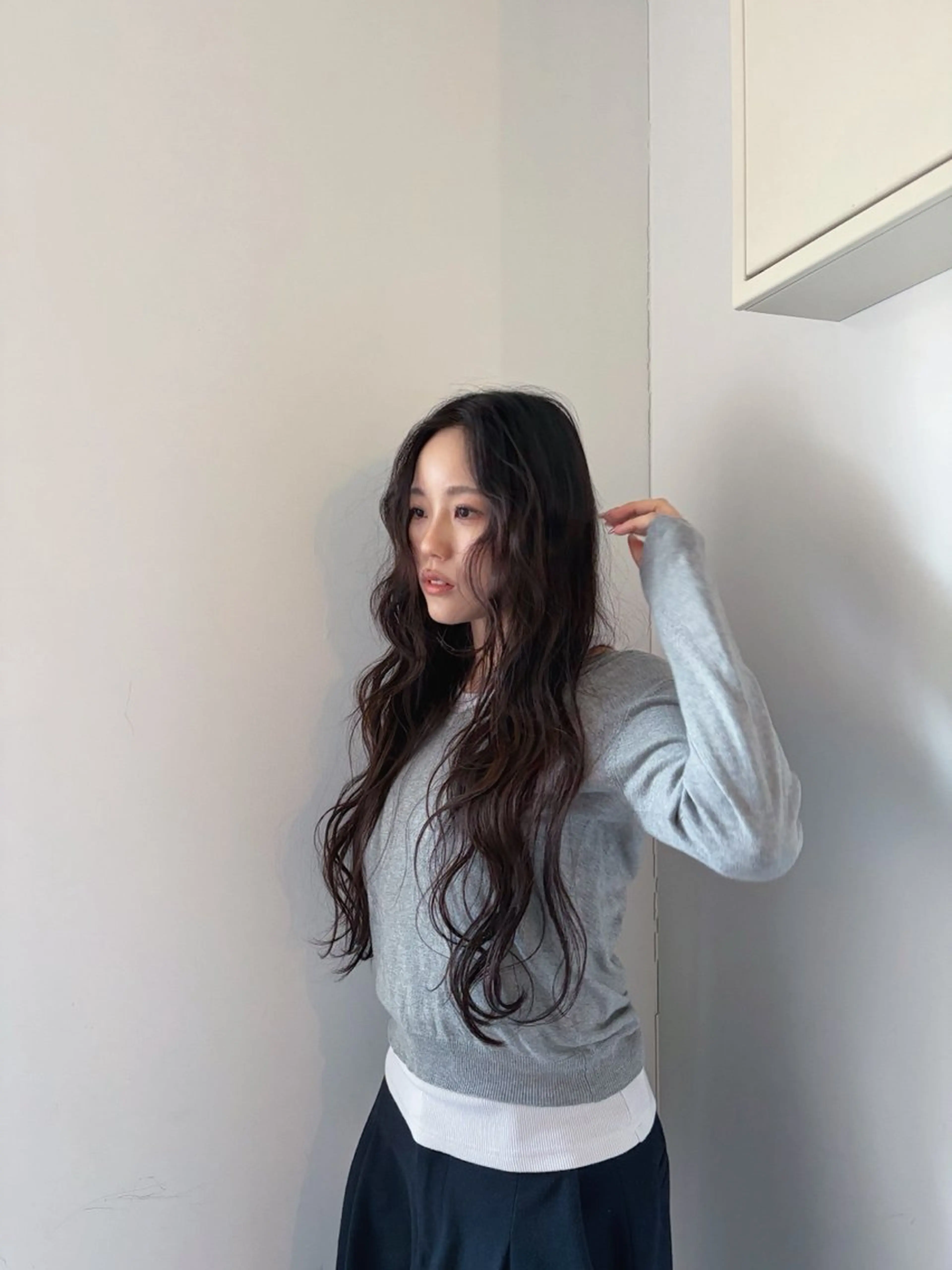 ロング カット 🧣misaki 🧣のヘアスタイル