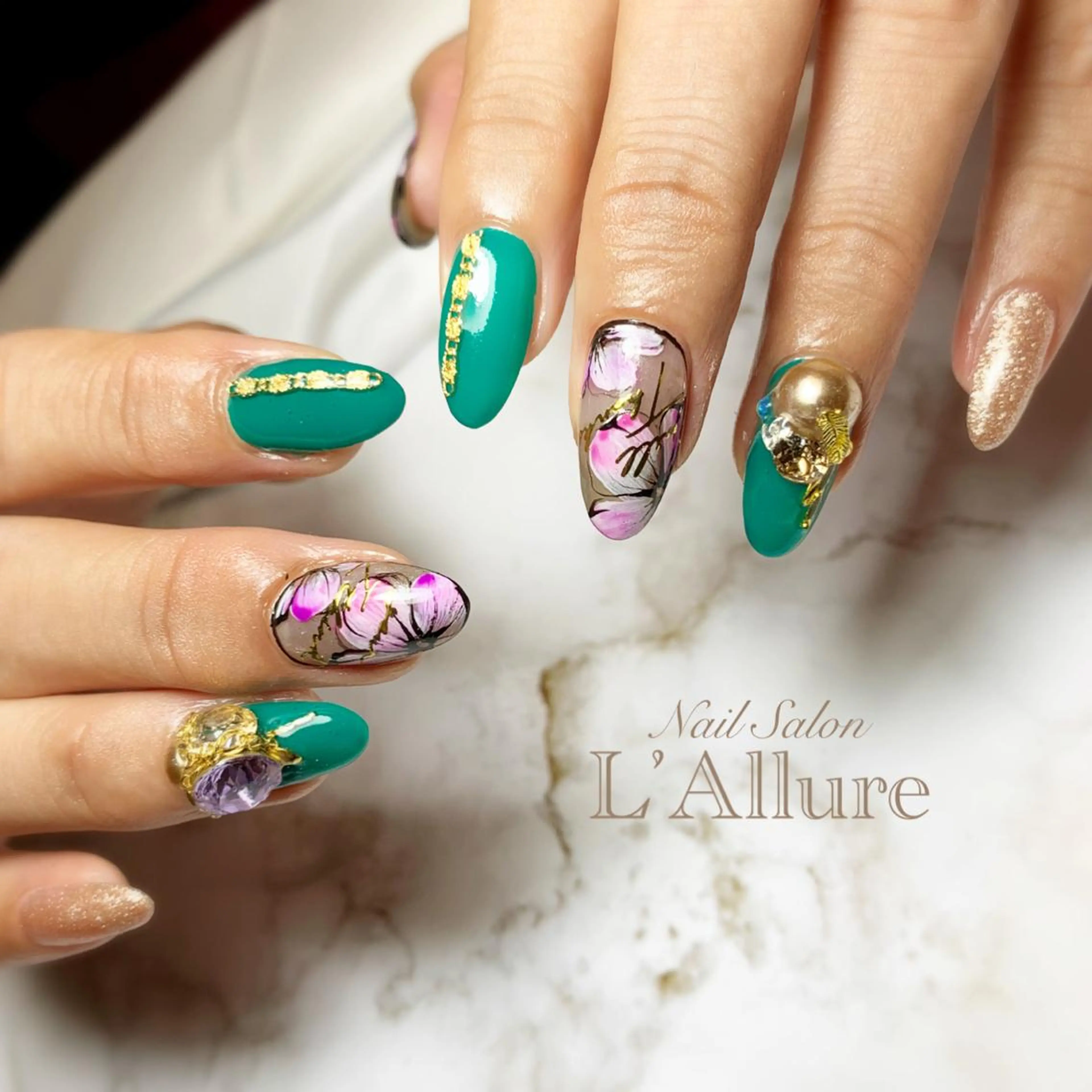 ネイル フットネイル Nail Salon L’Allureのネイルデザイン