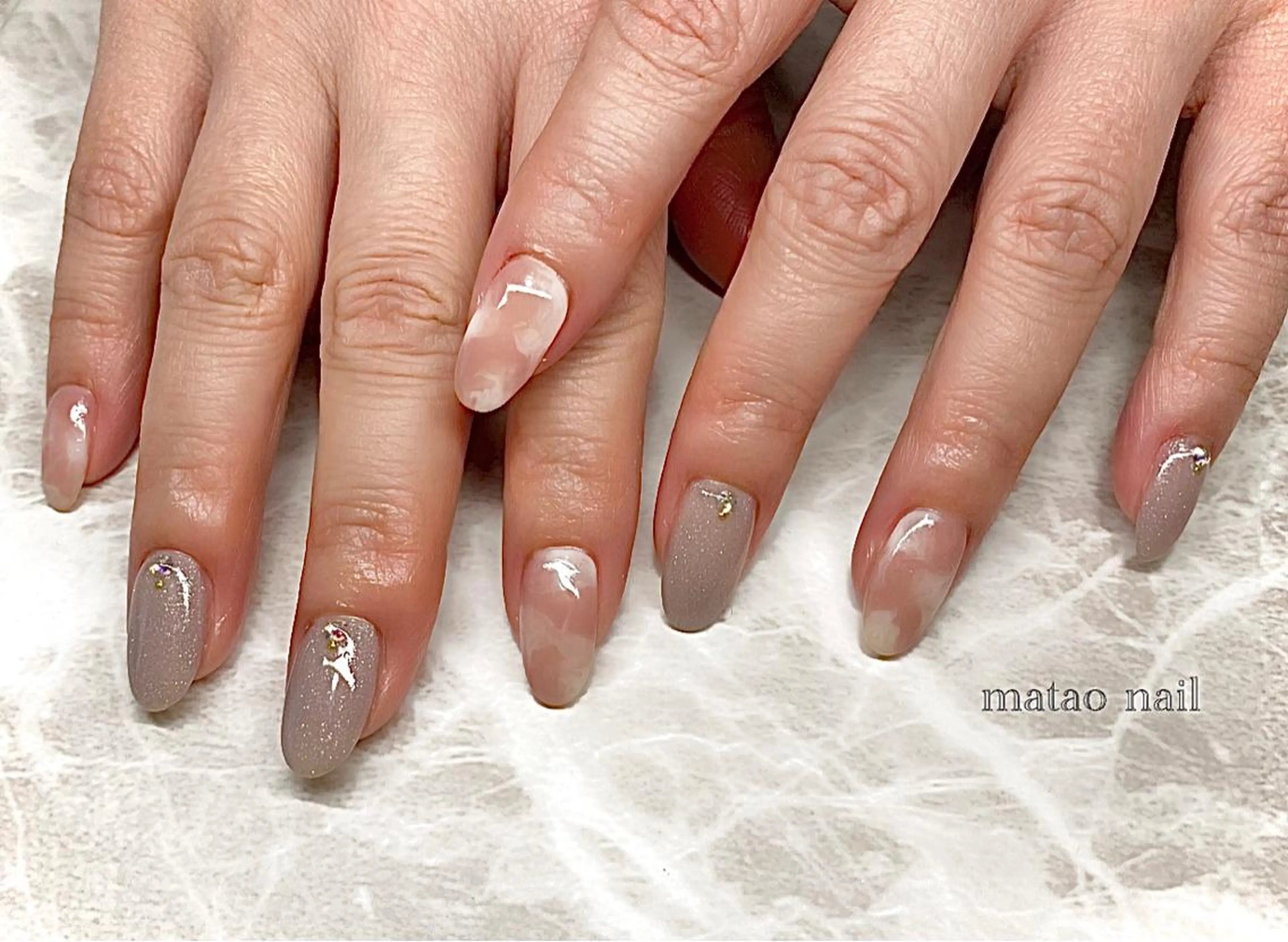 ネイル ストーンネイル ハンドネイル フットネイル matao nailの眉毛・アイブロウイメージ