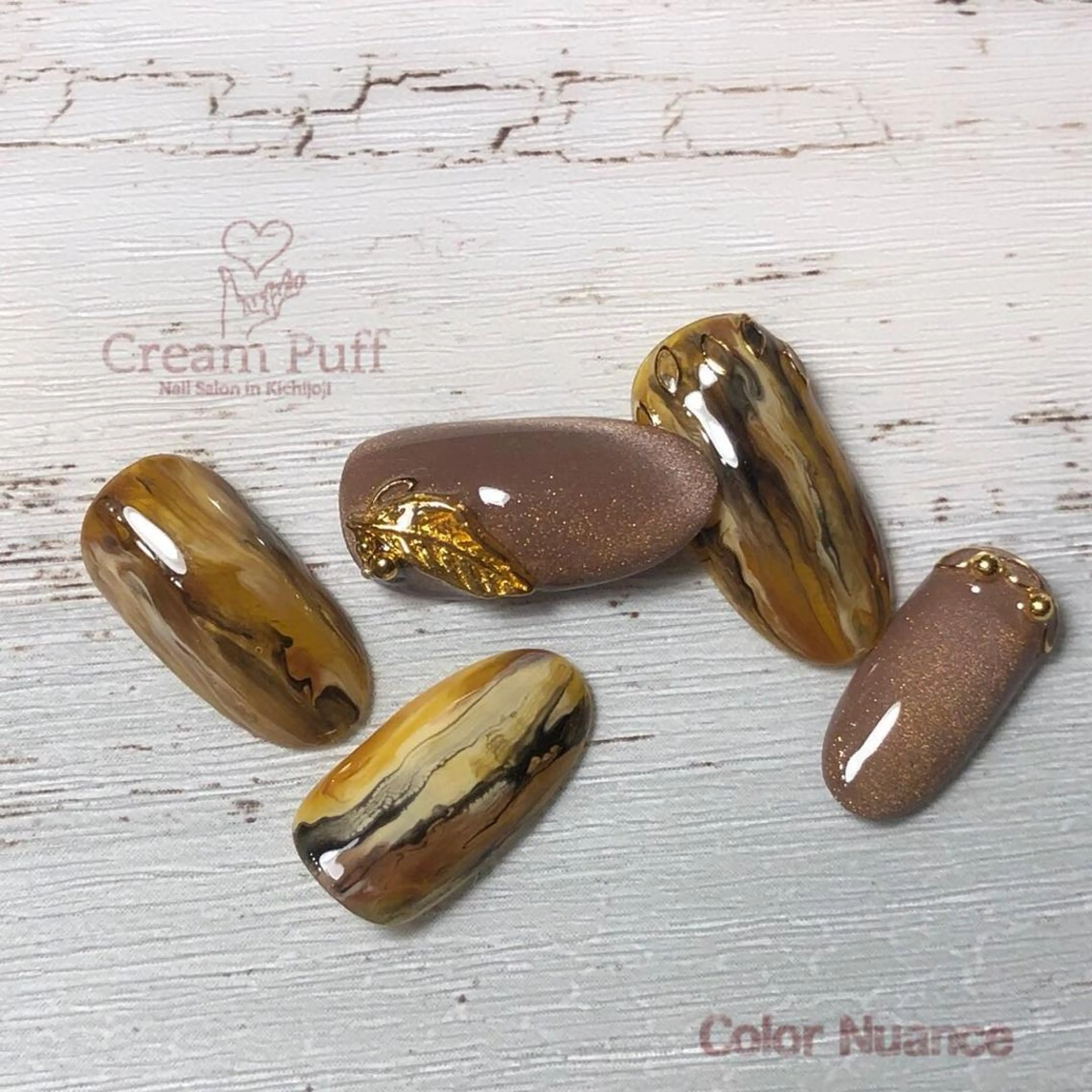 ネイル アートネイル ニュアンスネイル HAMANO MIKAのネイルデザイン