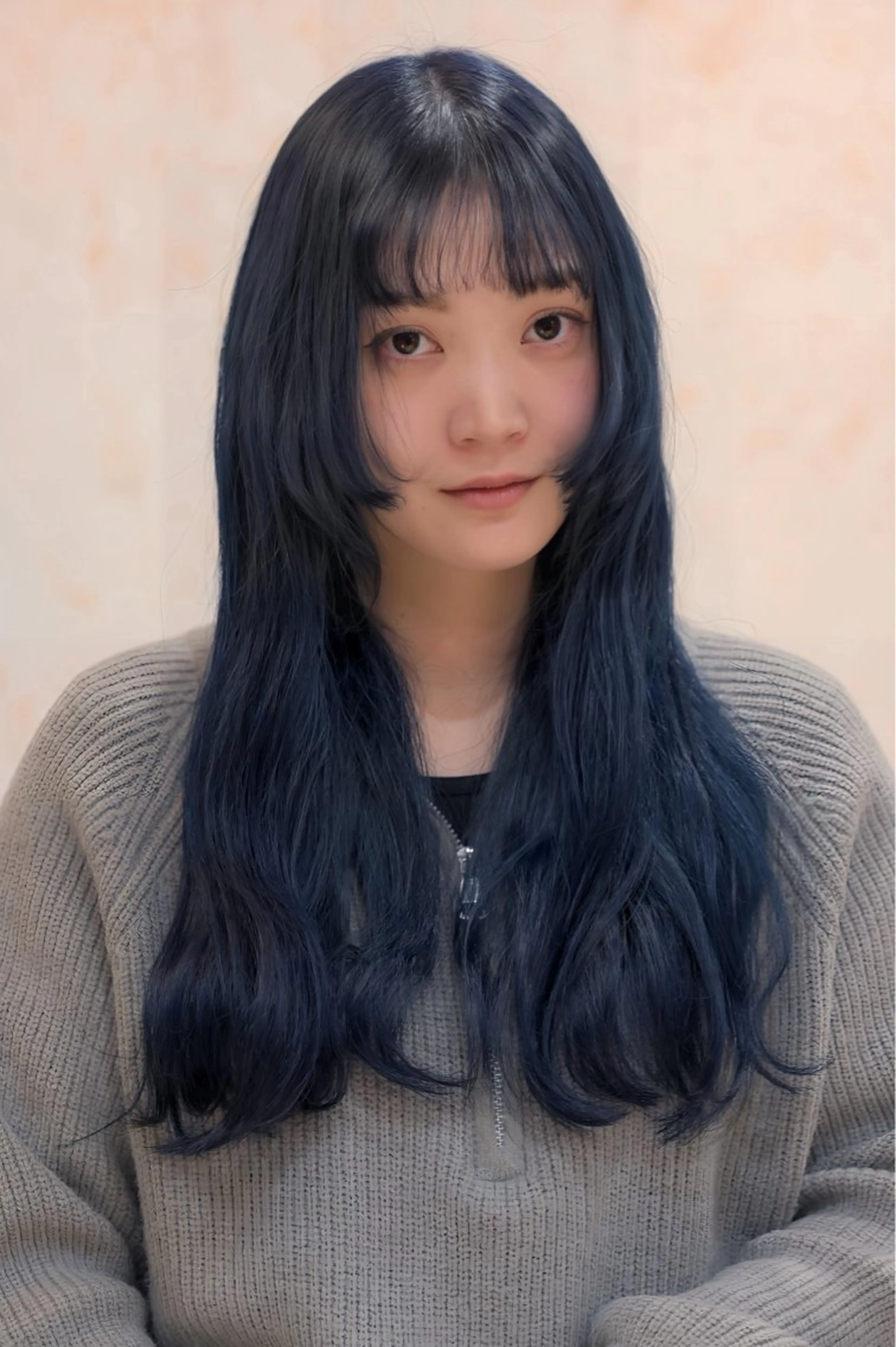 ロング カット ヘアカラー 阿武 ナルキのヘアスタイル