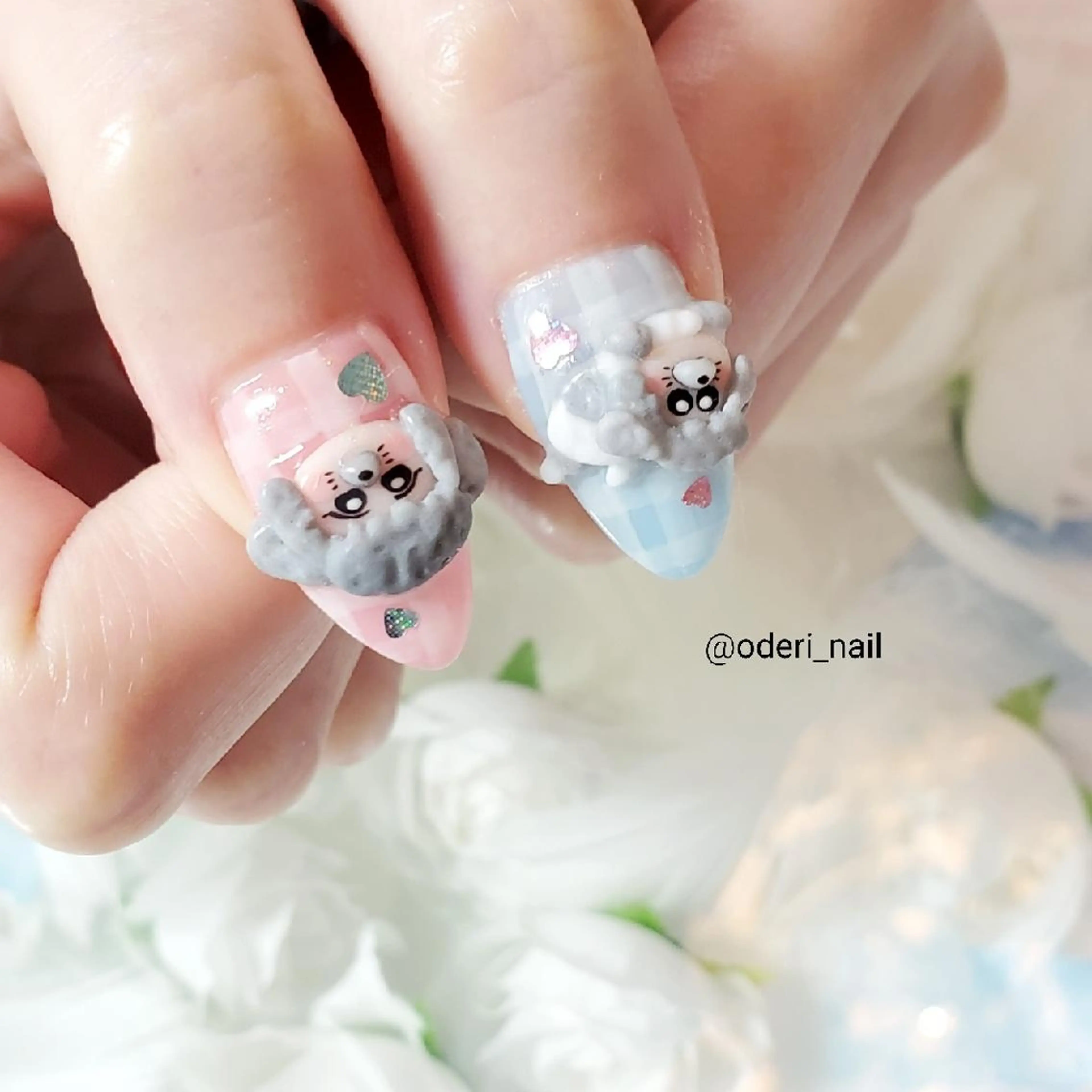 ネイル アートネイル ジェルネイル おで@ oderi_nailのネイルデザイン