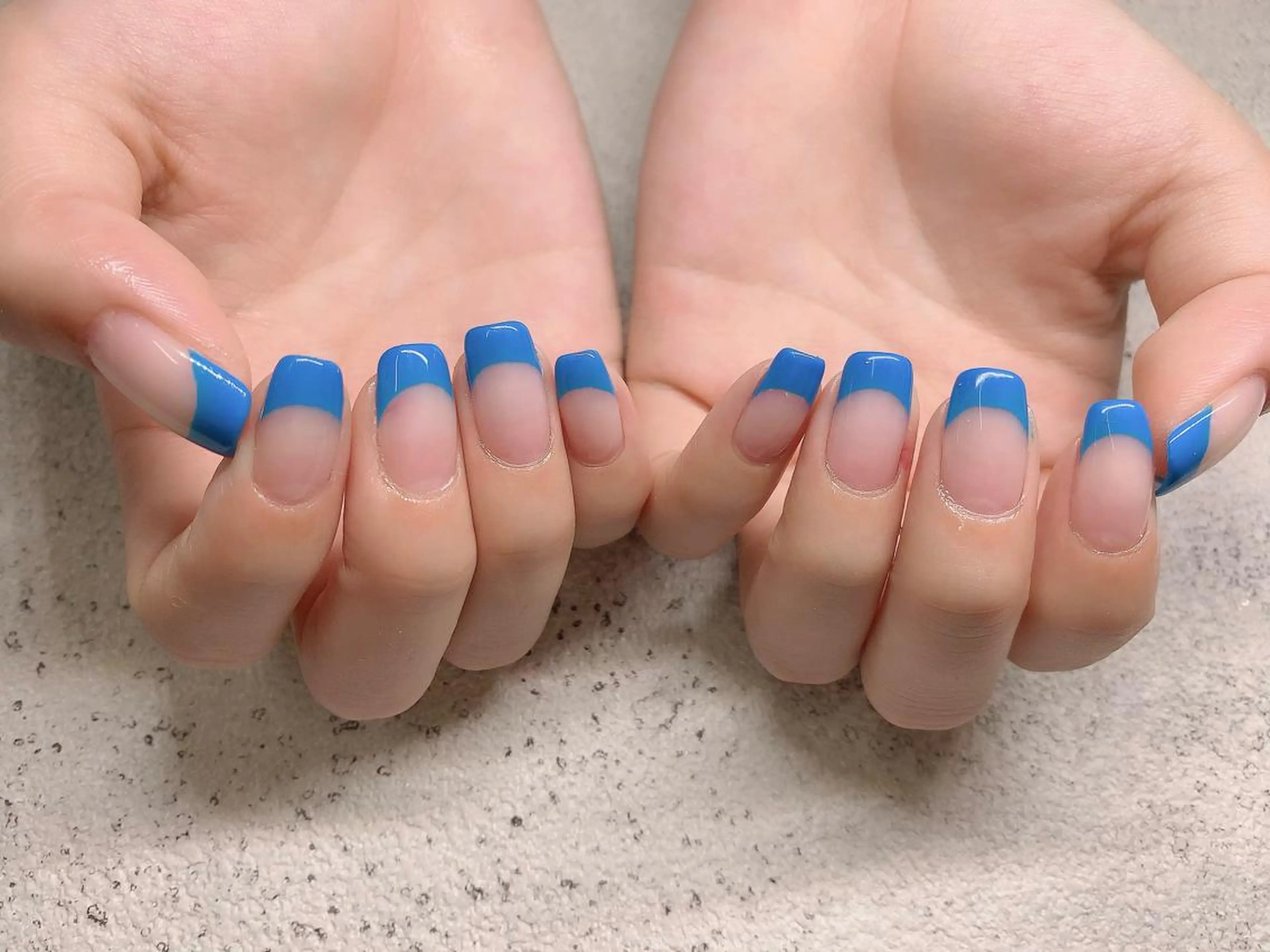 ハンド💅🏻クリアフレンチの写真