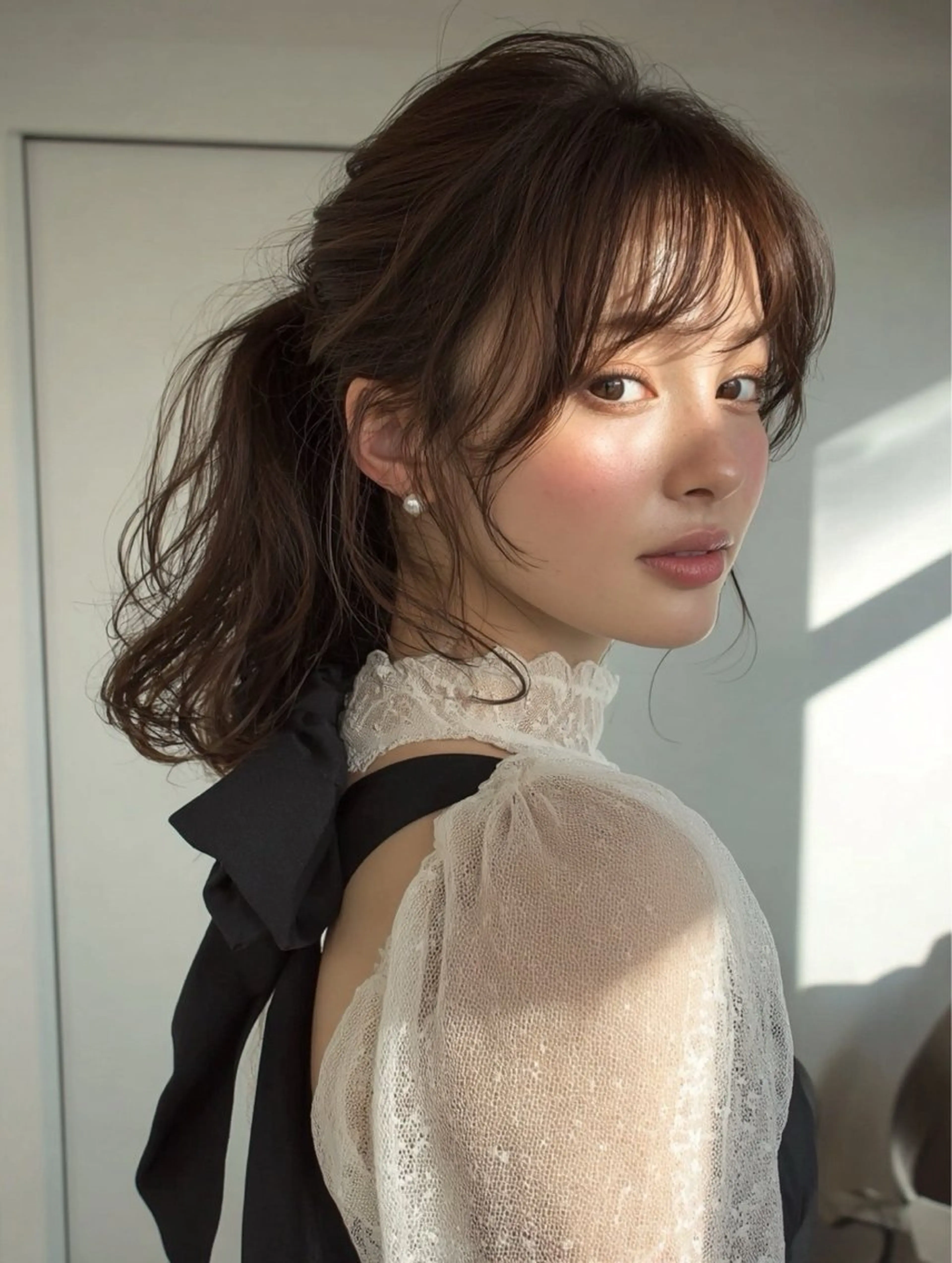 前髪カット＋カラー＋後処理🪿の写真