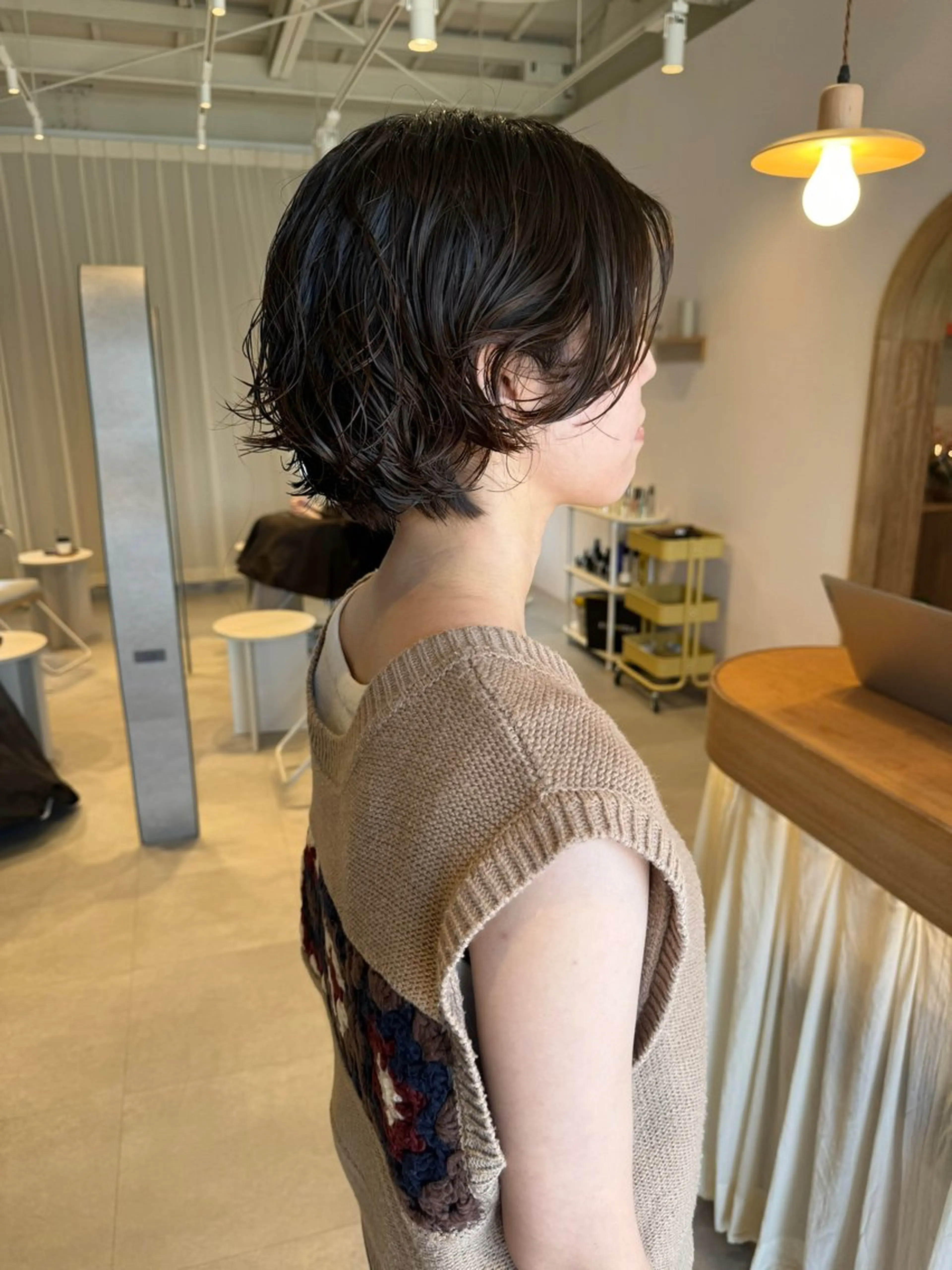 ショート パーマ カット パーマ レイヤー/ボブパーマ /垢抜け/タクミのヘアスタイル