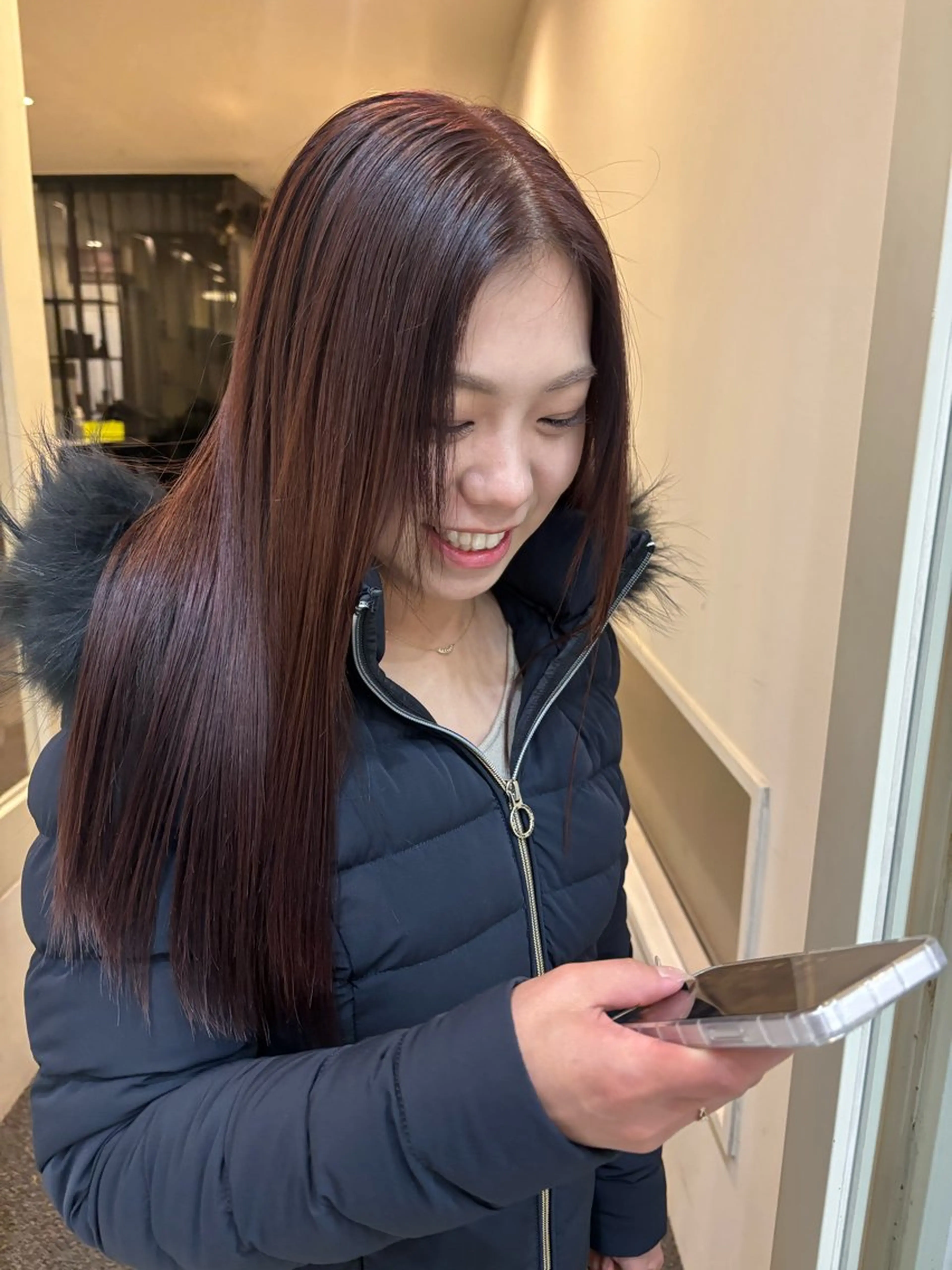 カラー ゆいな/大阪🎀 透明感カラー😳🫧のヘアスタイル