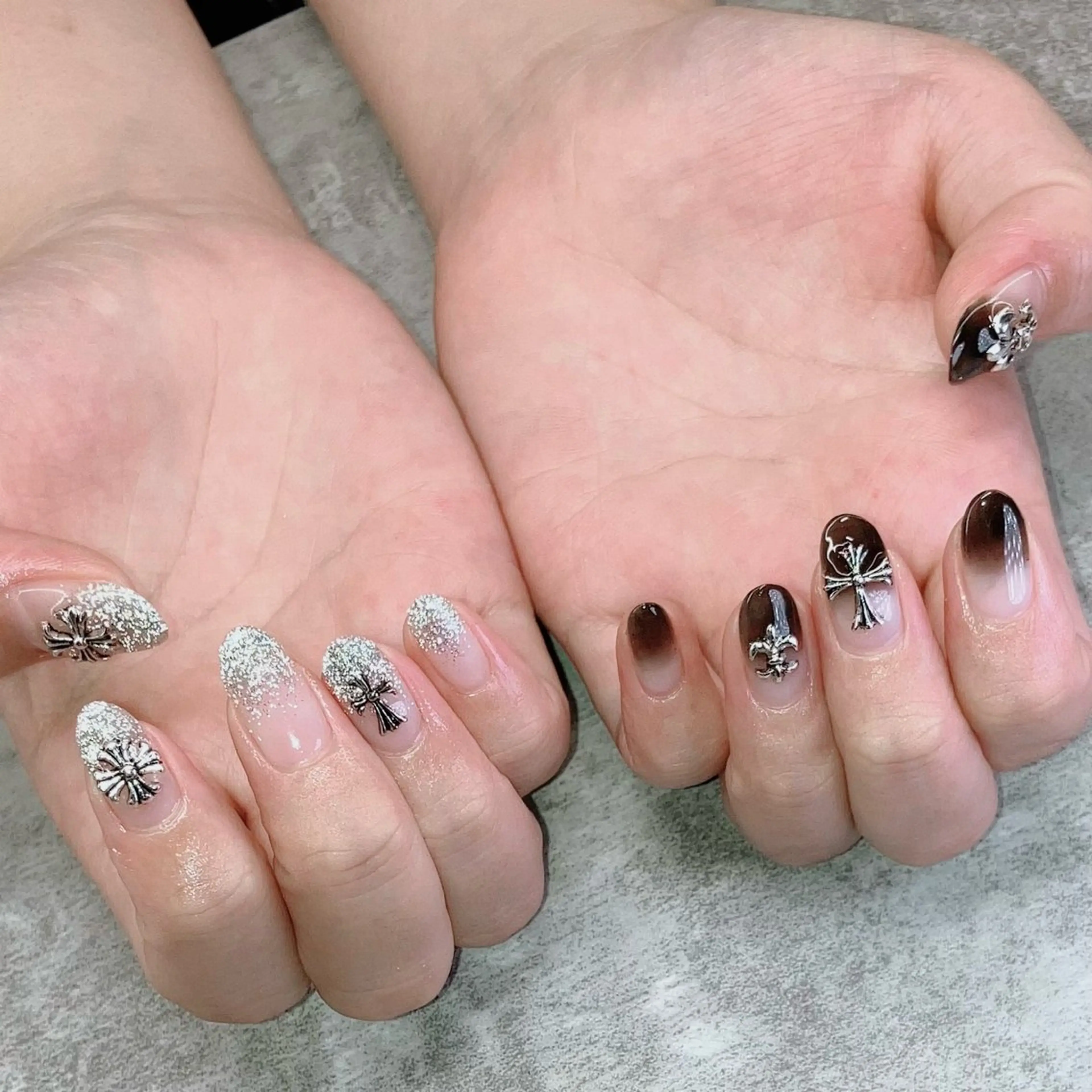 ネイル ハンドネイル ハンドケア shino🌟 痛ネイルのネイルデザイン