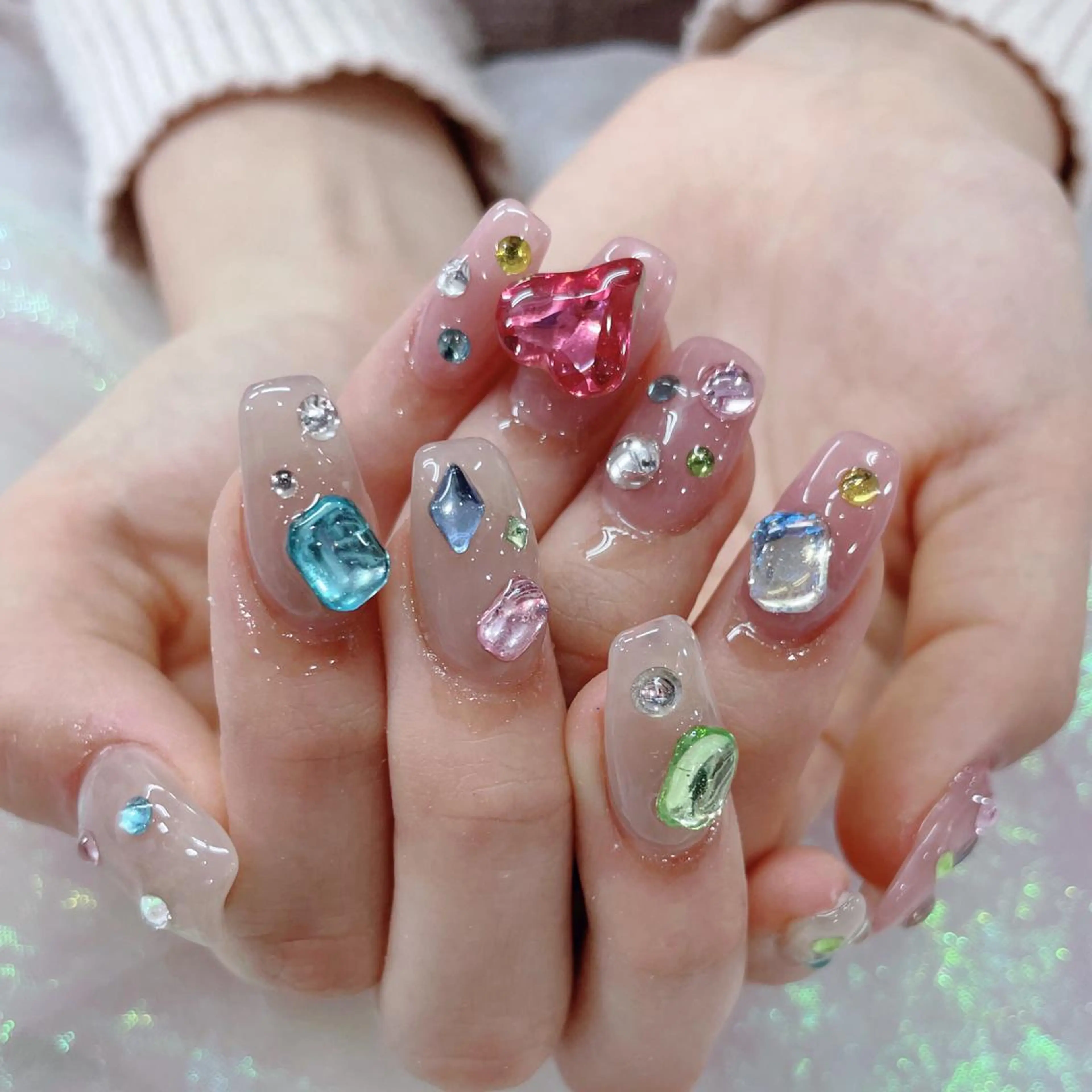 ネイル ラベンダー💖日暮里 ルル💖ネイルのネイルデザイン