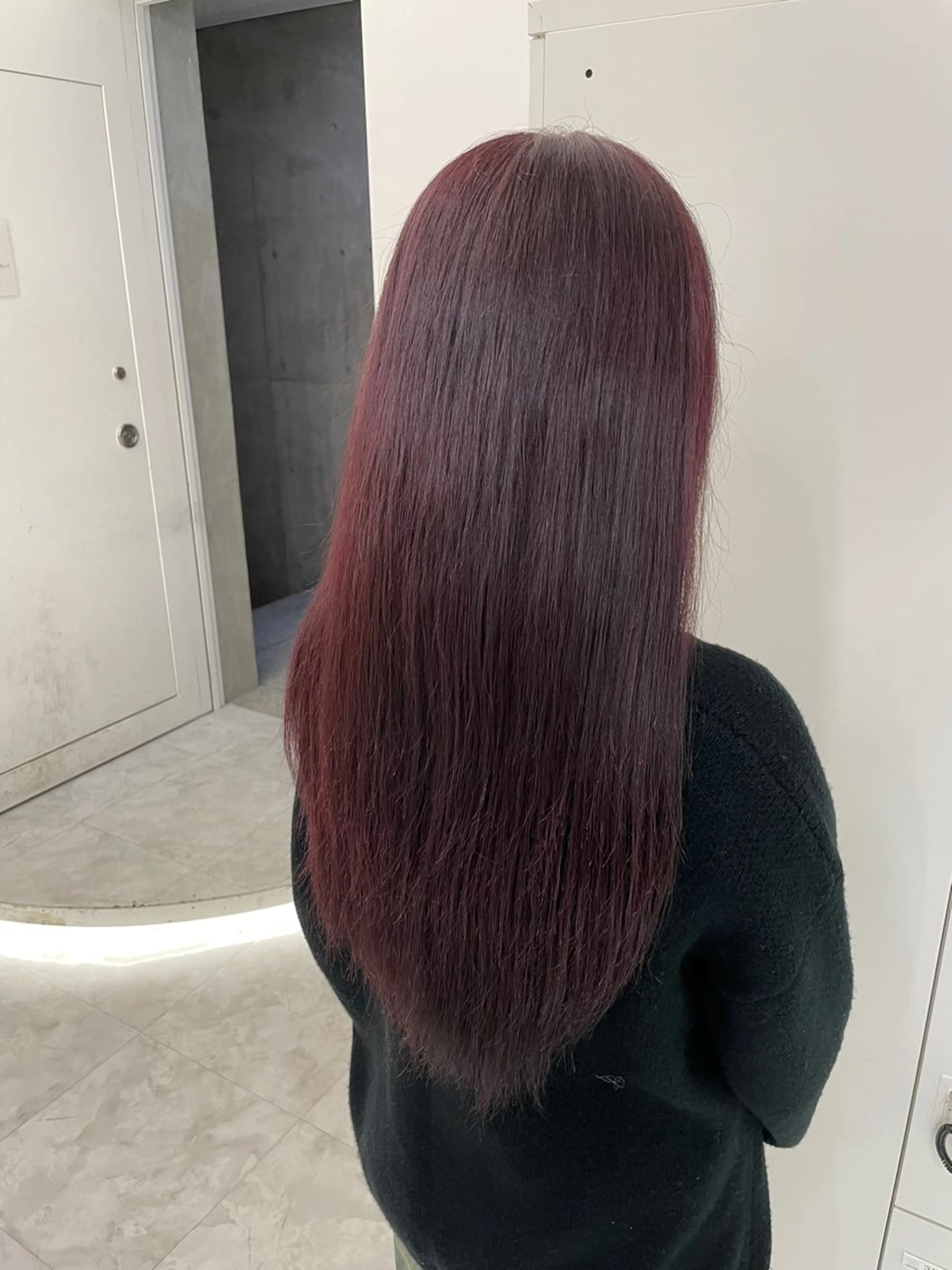 ロング カラー ヘアカラー トリートメント ヘアセット 中韓レイヤー/ ブラウン🤎はやとのヘアスタイル