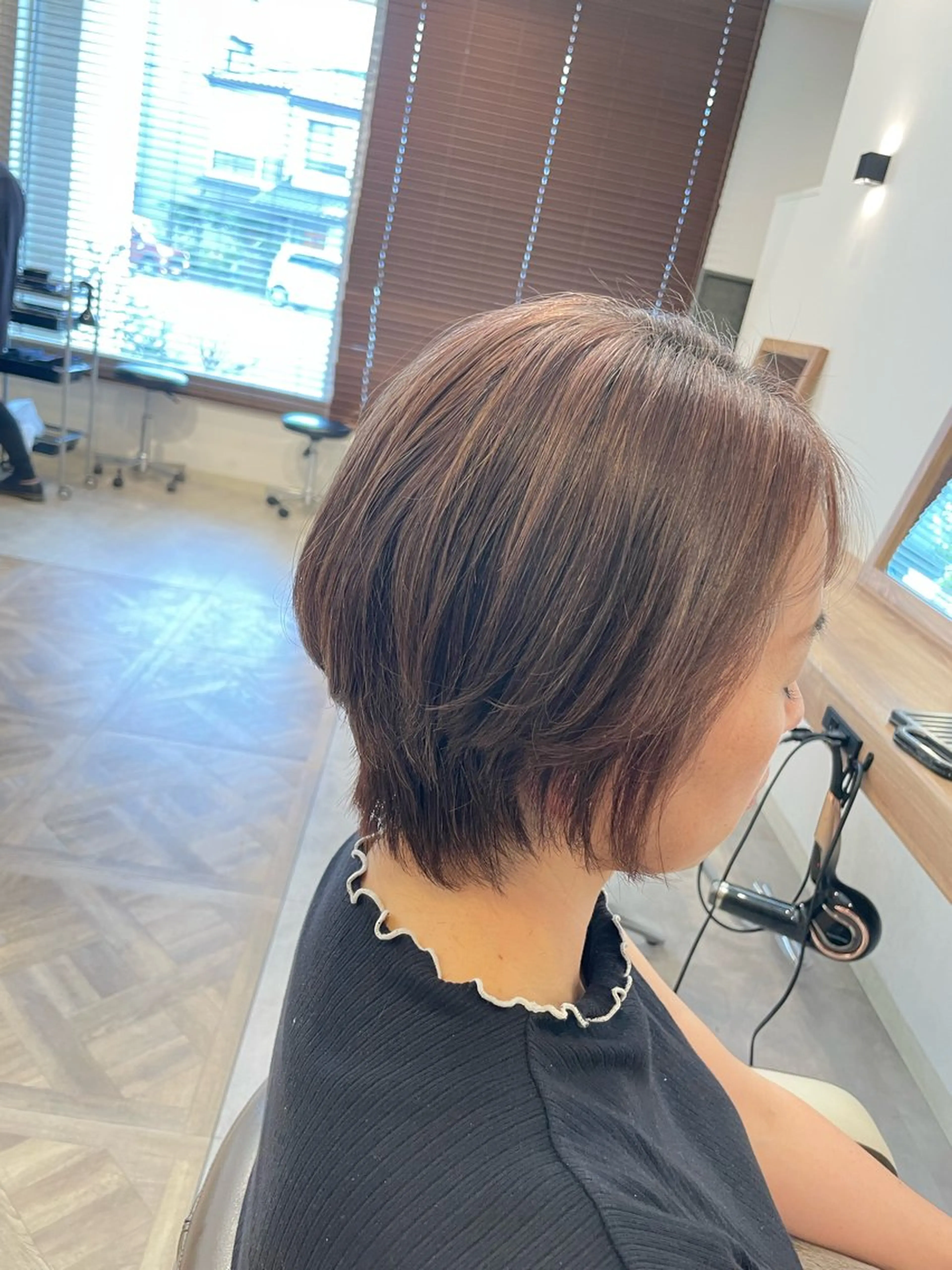 ショート no4ナチュラル戸祭所属・山越 美裕樹のヘアスタイル