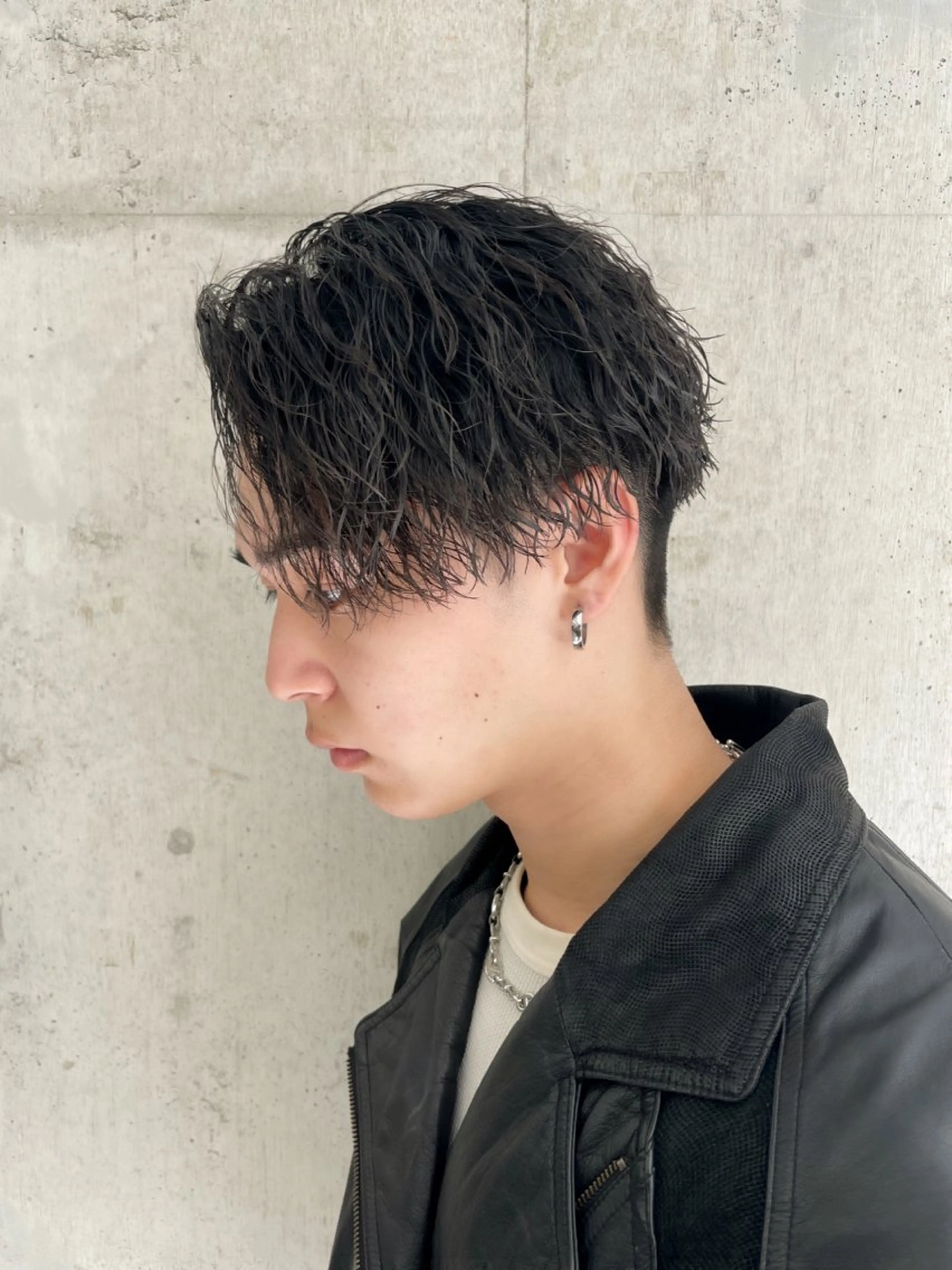 ショート カラー パーマ ヘアアレンジ メンズ カット パーマ トリートメント ヘアセット 亀井隆汰/メンズ専門 パーマ特化美容師のヘアスタイル