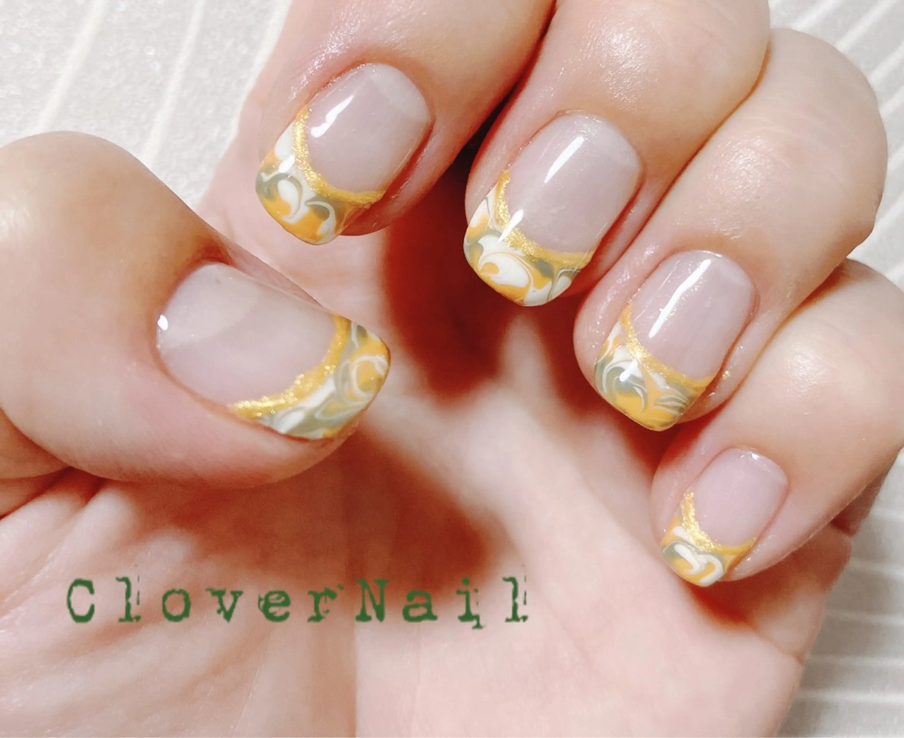 ネイル ハンドネイル 自宅ネイルサロン クロバーネイルのネイルデザイン