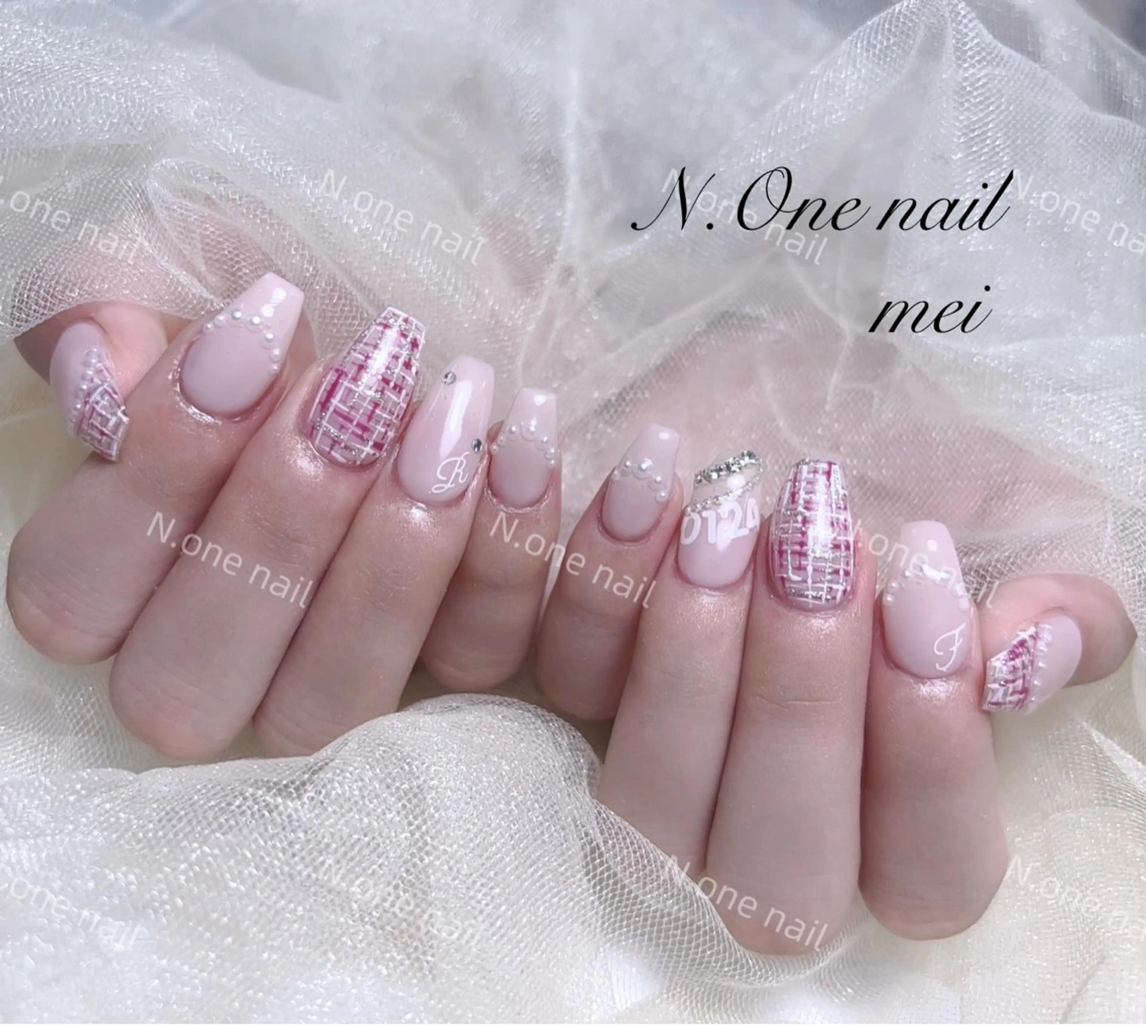 ネイル 長いだし/スカルプ/ パラシェルN.oneのネイルデザイン