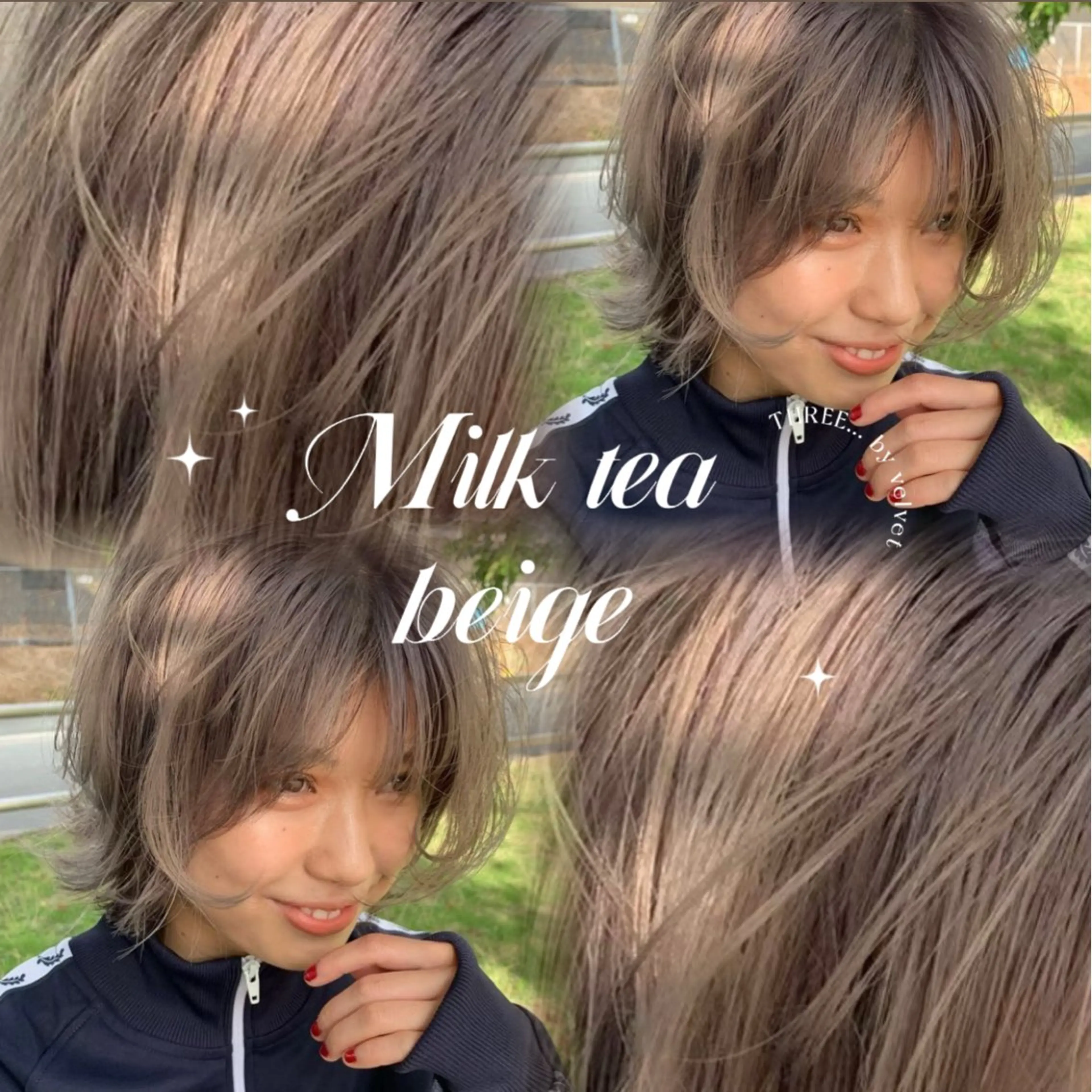 カラー ShioRi/博多/ ブリーチ/ハイトーンのヘアスタイル