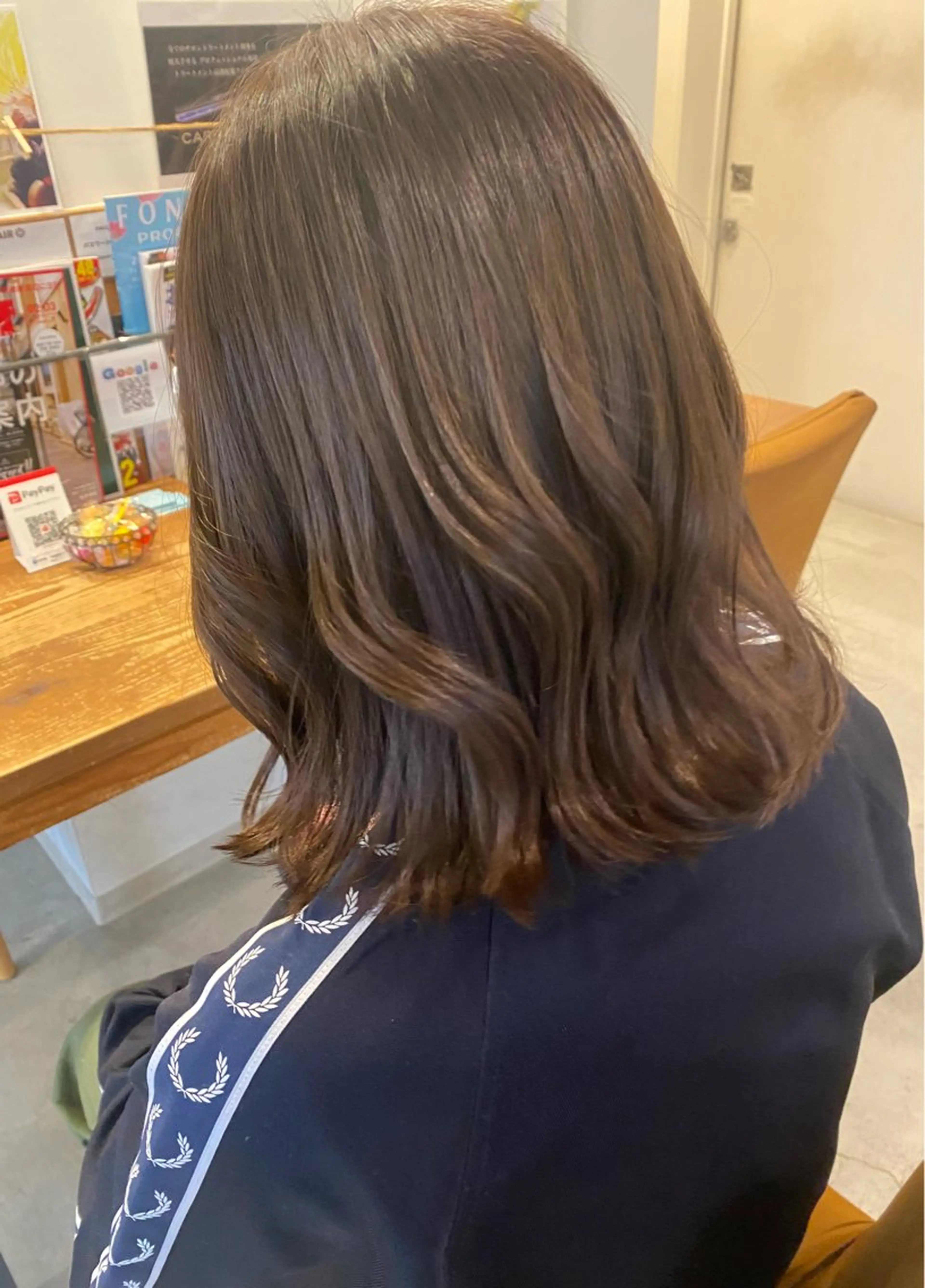 ミディアム ヘアカラー SORA.桂川店所属・内野 友貴のヘアスタイル