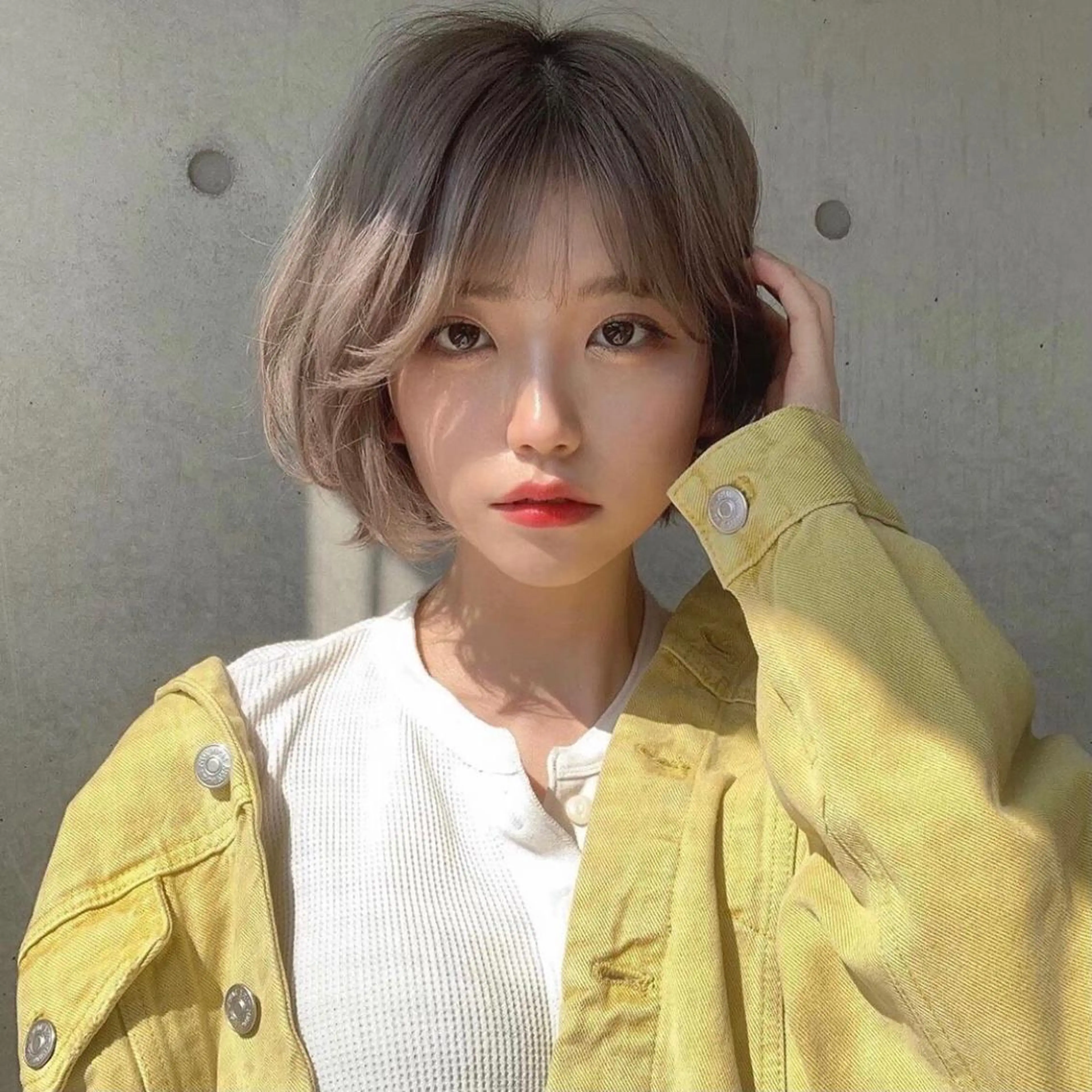 ショート カラー 暖色🩷透明感カラー ♡Maika♡のヘアスタイル