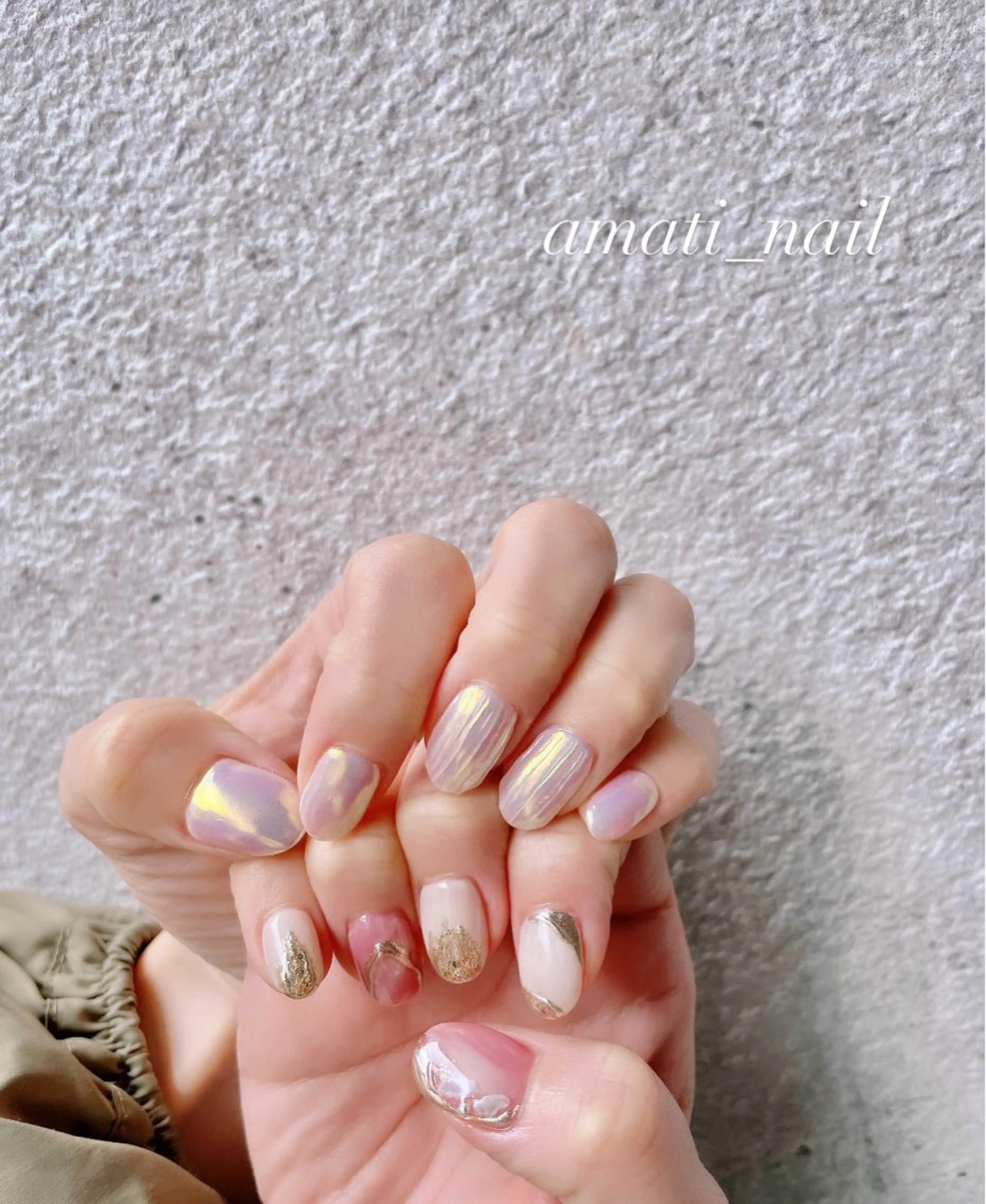 ネイル フットネイル ジェルネイル マグネットネイル ミラーネイル ニュアンスネイル ハンドネイル amati_nail TAKAKOのネイルデザイン
