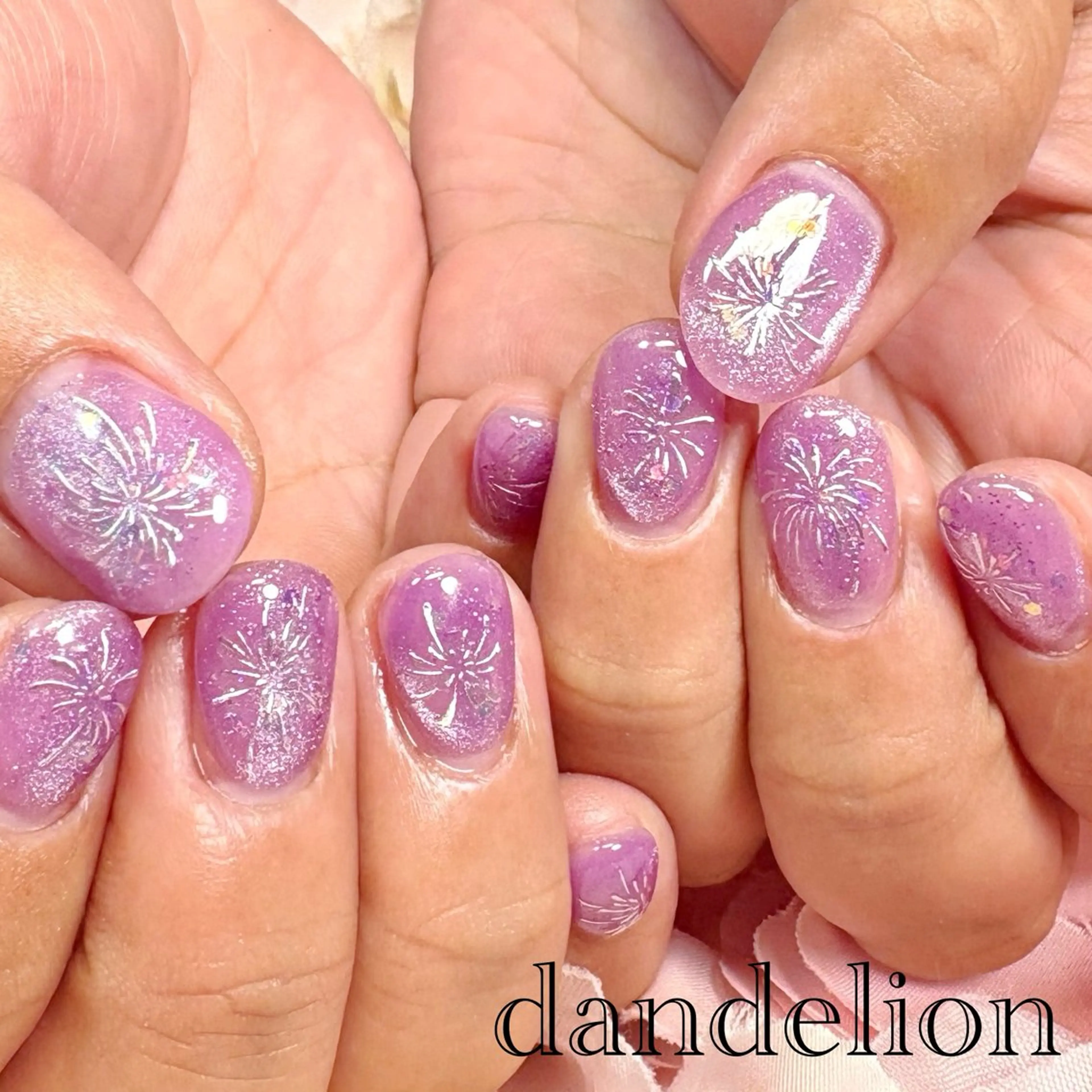 ネイル ハンドネイル ハンドケア dandelion ダンデライオンのネイルデザイン