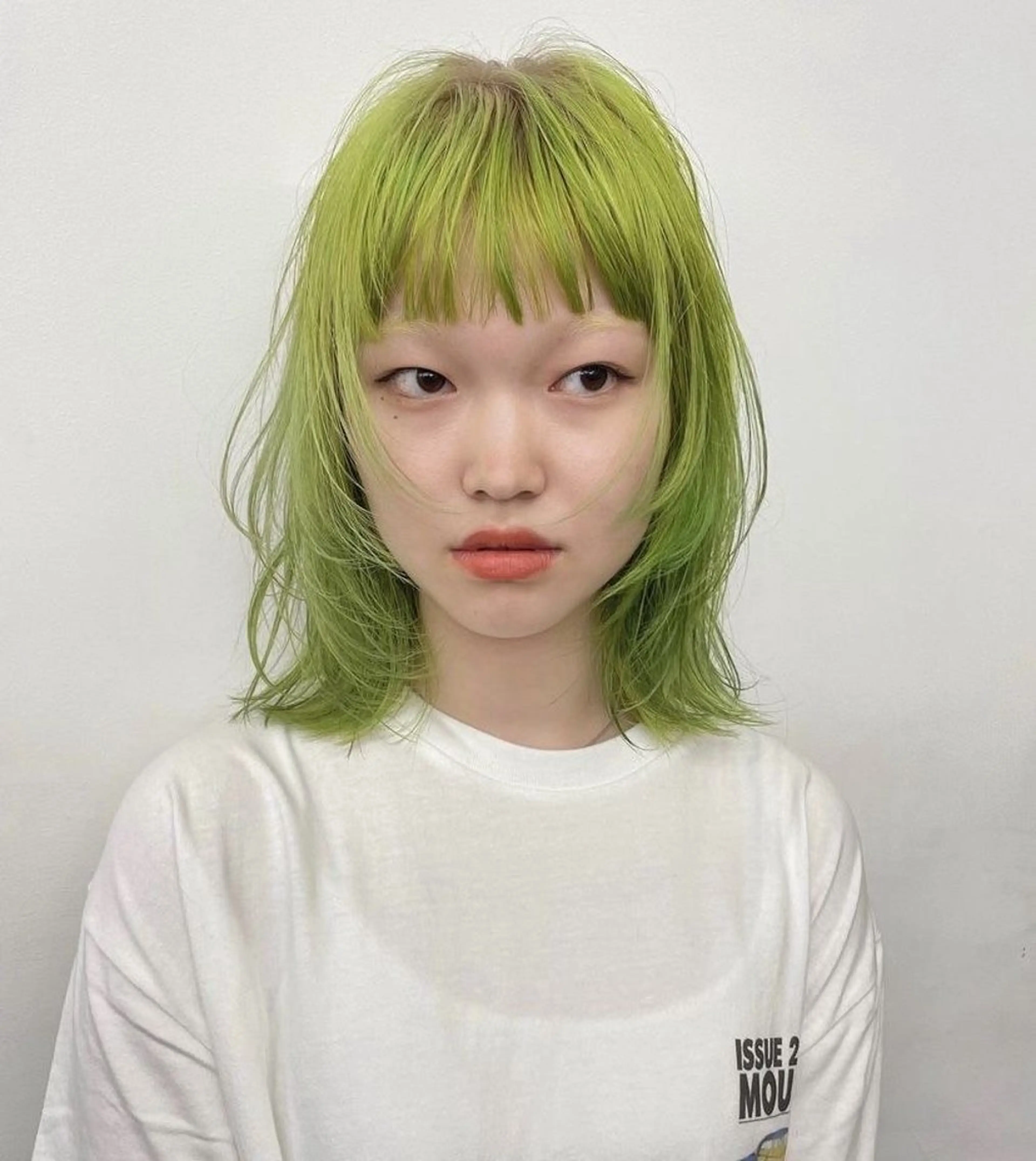 🌱 cut+ w color (ケアブリーチ)+3 steptreatmentの写真