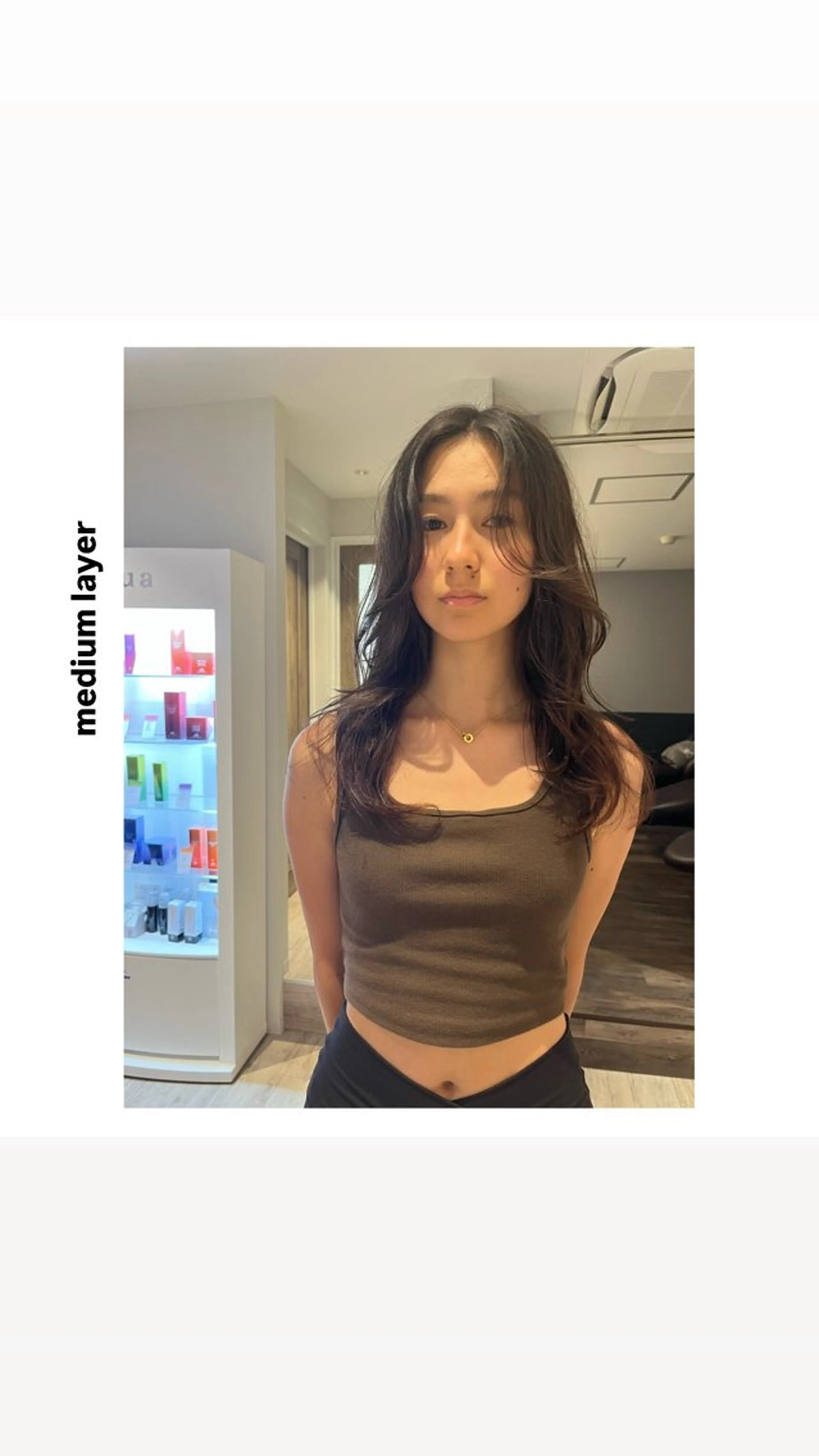 ミディアム カラー レイヤーカット カット ヘアカラー トリートメント hiro【沿線で叶う 似合わせhair】のヘアスタイル